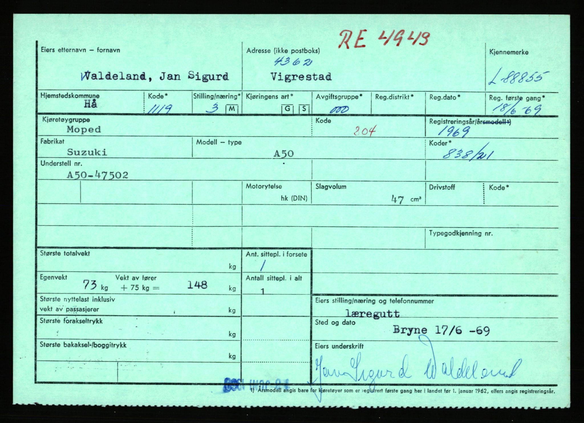 Stavanger trafikkstasjon, AV/SAST-A-101942/0/F/L0075: L-88800 - L-92499, 1930-1971, p. 75