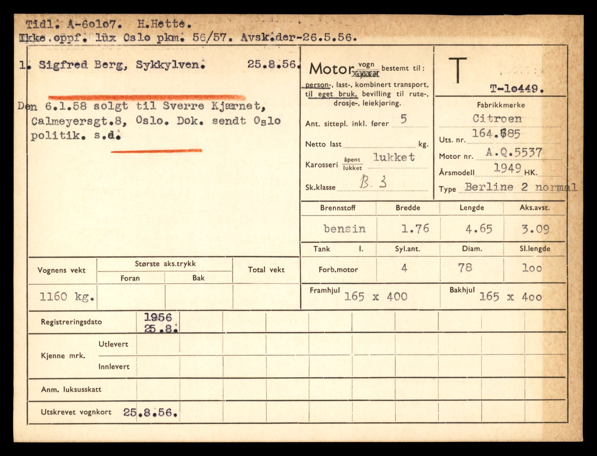 Møre og Romsdal vegkontor - Ålesund trafikkstasjon, AV/SAT-A-4099/F/Fe/L0020: Registreringskort for kjøretøy T 10351 - T 10470, 1927-1998, p. 2731