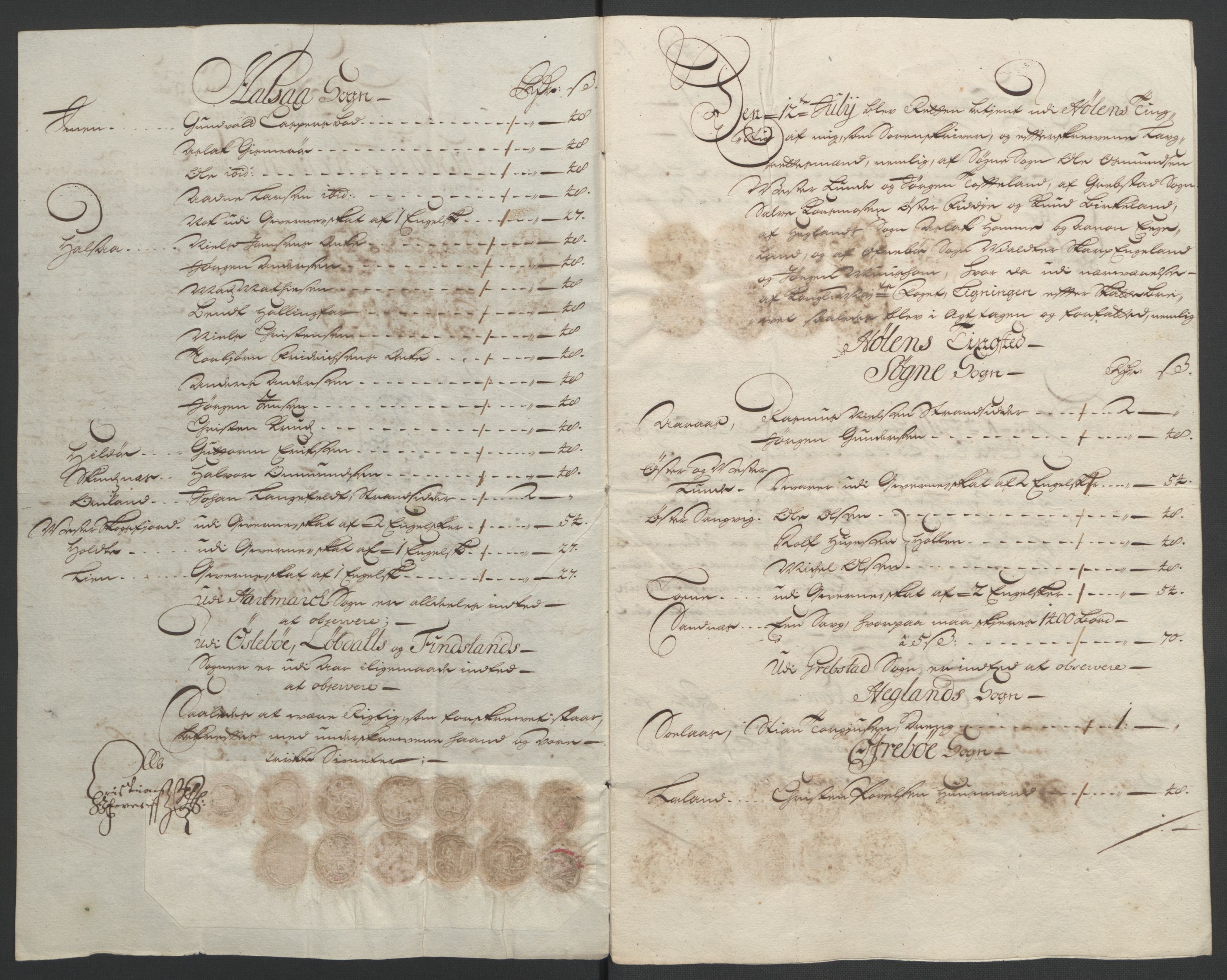 Rentekammeret inntil 1814, Reviderte regnskaper, Fogderegnskap, RA/EA-4092/R43/L2545: Fogderegnskap Lista og Mandal, 1694-1695, p. 98