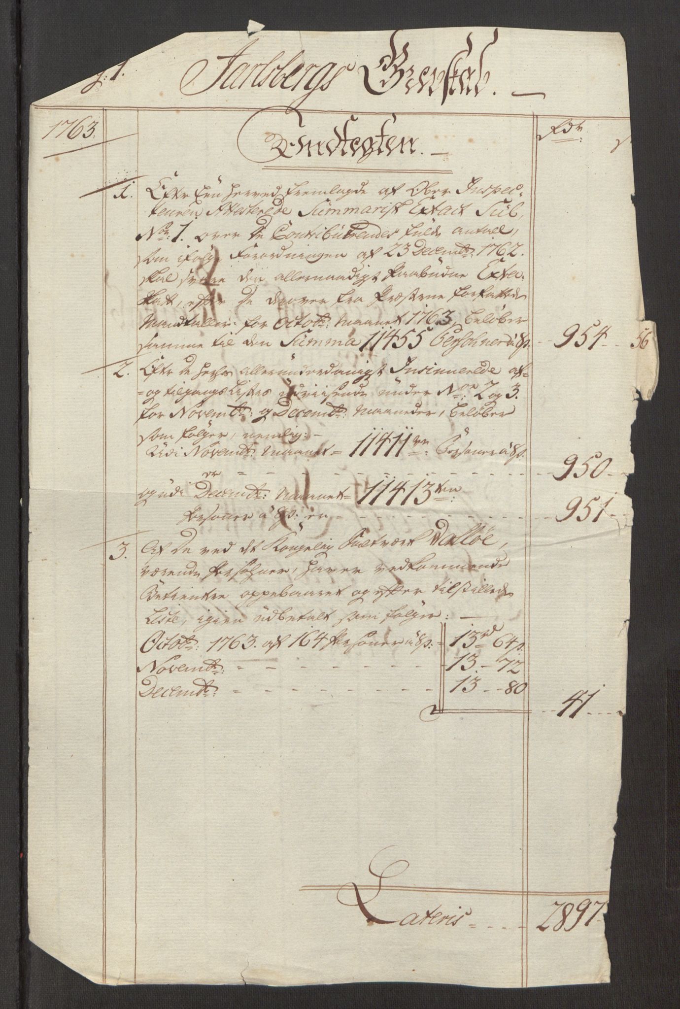 Rentekammeret inntil 1814, Reviderte regnskaper, Fogderegnskap, RA/EA-4092/R32/L1960: Ekstraskatten Jarlsberg grevskap, 1762-1772, p. 45