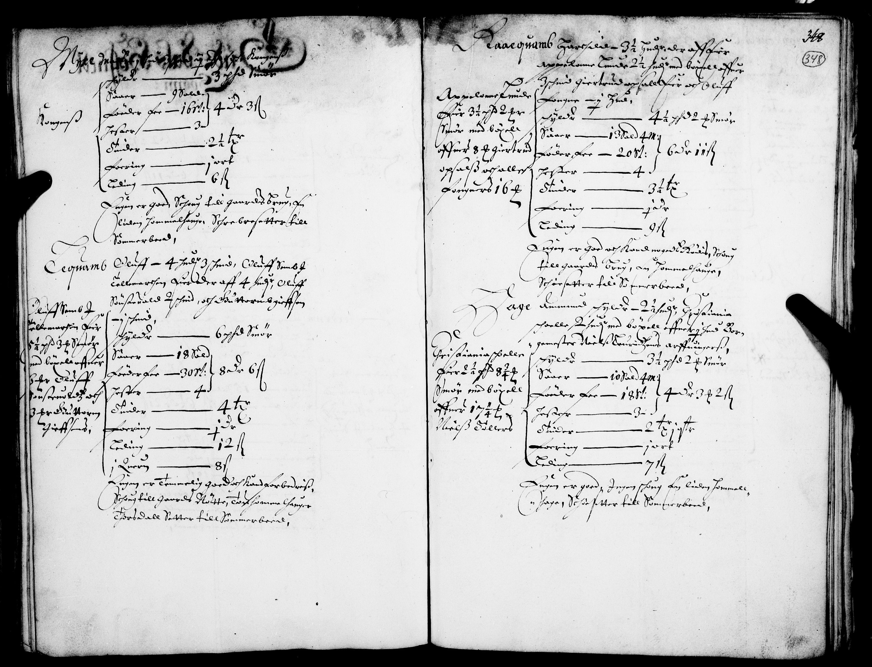 Rentekammeret inntil 1814, Realistisk ordnet avdeling, AV/RA-EA-4070/N/Nb/Nba/L0015: Gudbrandsdalen fogderi, 2. del, 1668, p. 347b-348a