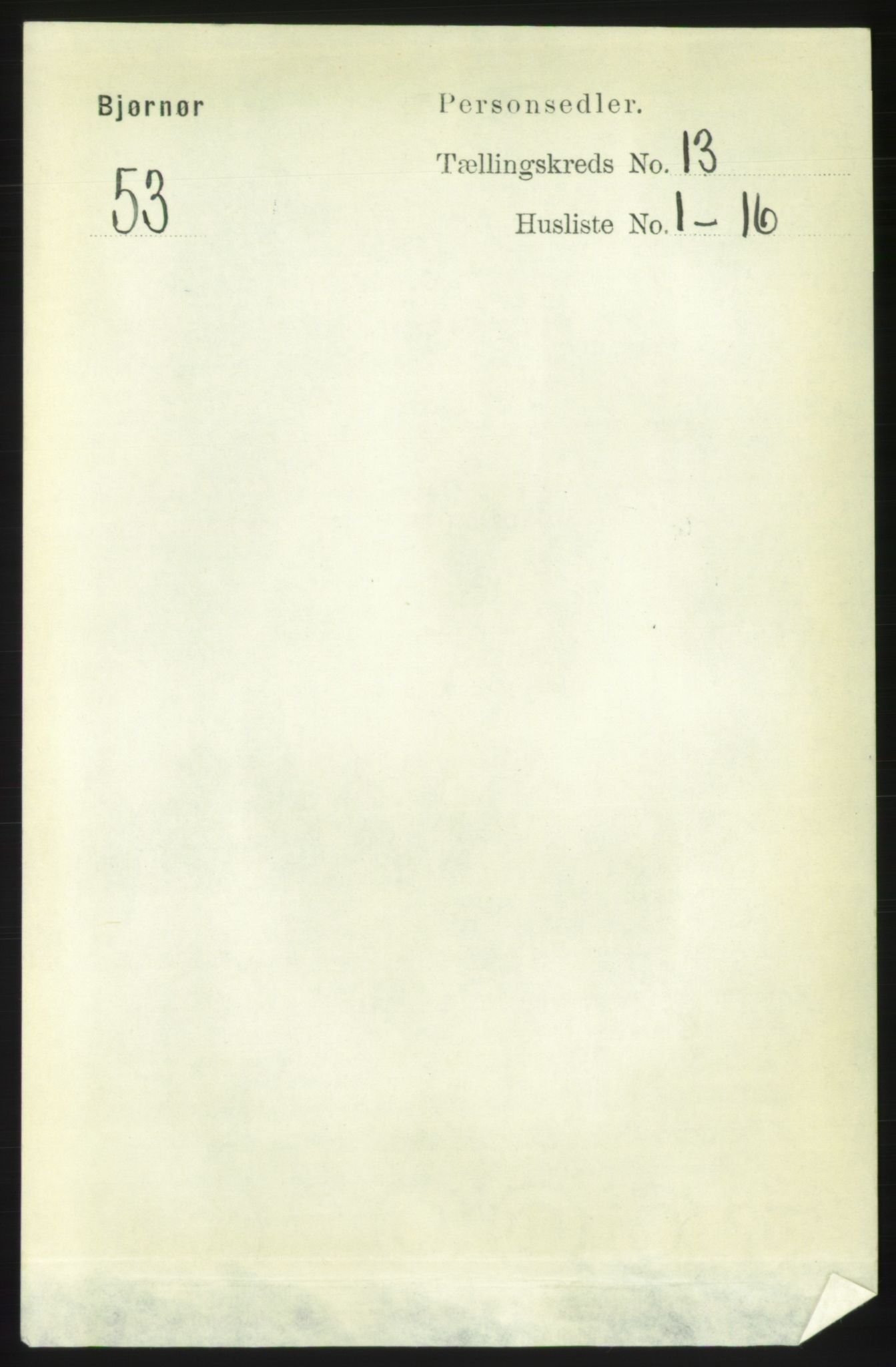 RA, 1891 census for 1632 Bjørnør, 1891, p. 5527