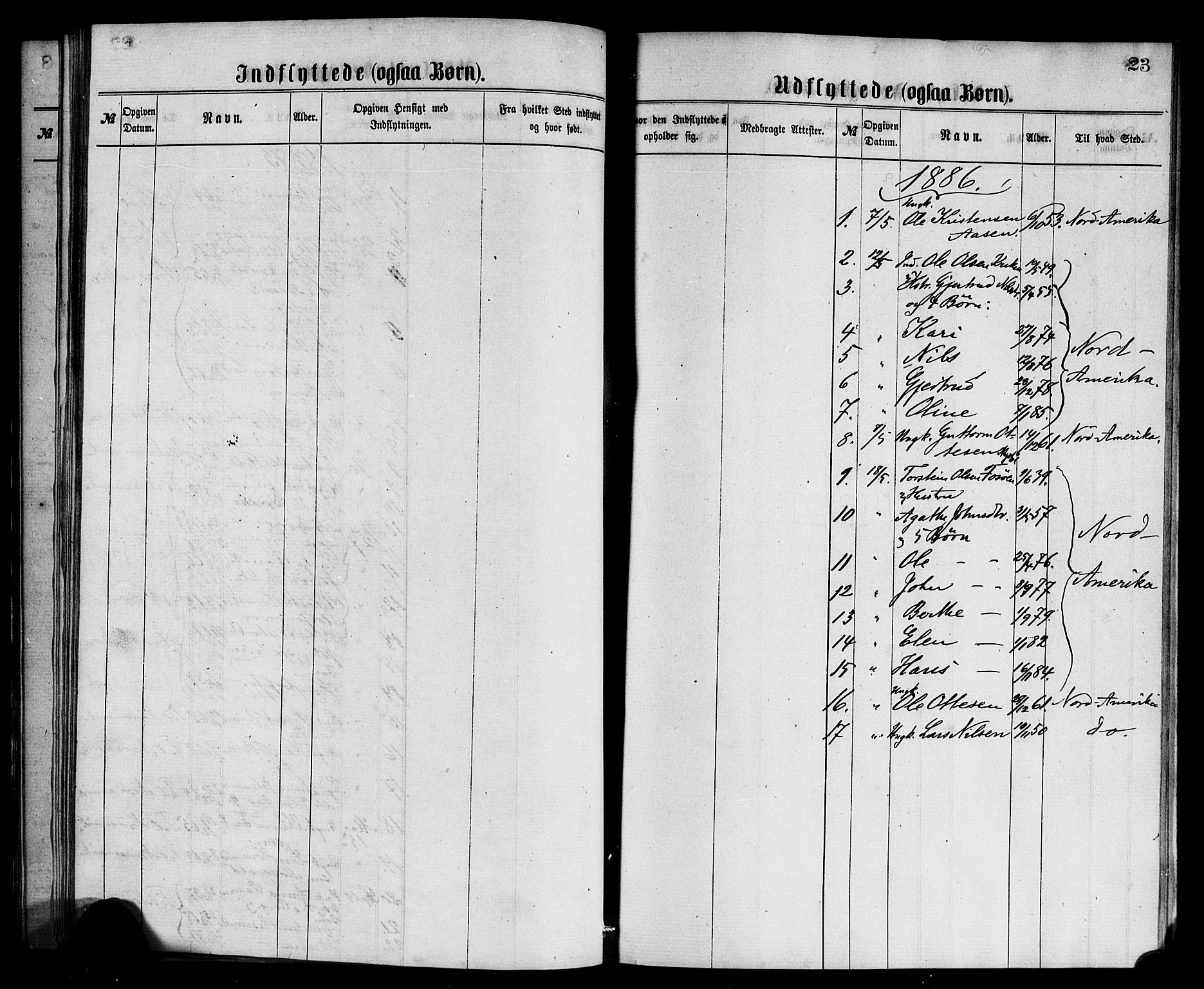 Jostedal sokneprestembete, SAB/A-80601/H/Haa/Haaa/L0010: Parish register (official) no. A 10, 1864-1886, p. 23