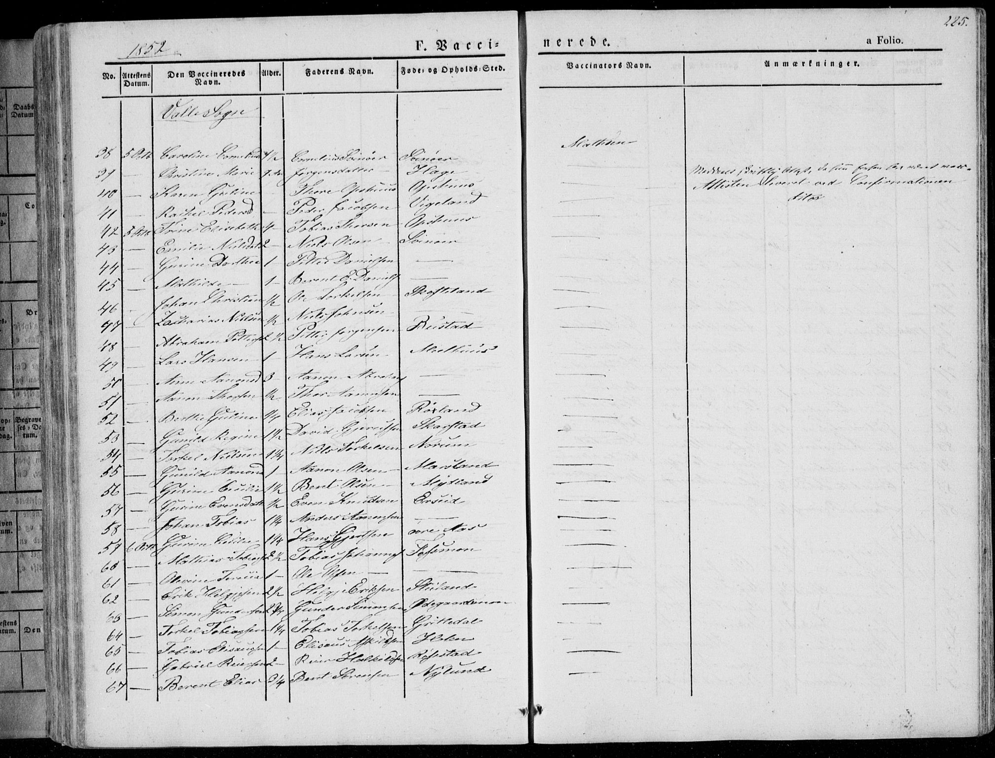 Sør-Audnedal sokneprestkontor, AV/SAK-1111-0039/F/Fa/Fab/L0006: Parish register (official) no. A 6, 1829-1855, p. 285