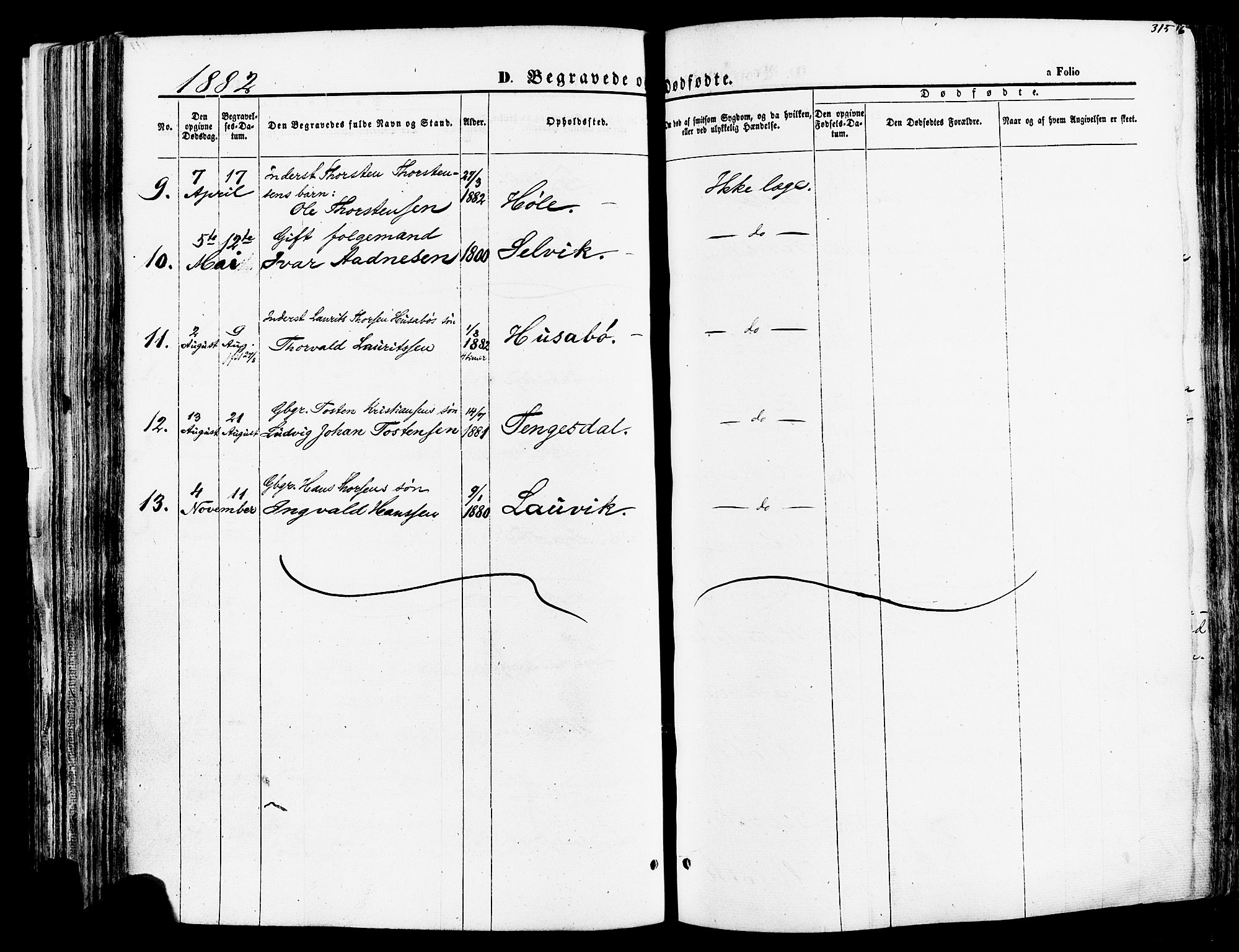 Høgsfjord sokneprestkontor, AV/SAST-A-101624/H/Ha/Haa/L0002: Parish register (official) no. A 2, 1855-1885, p. 315