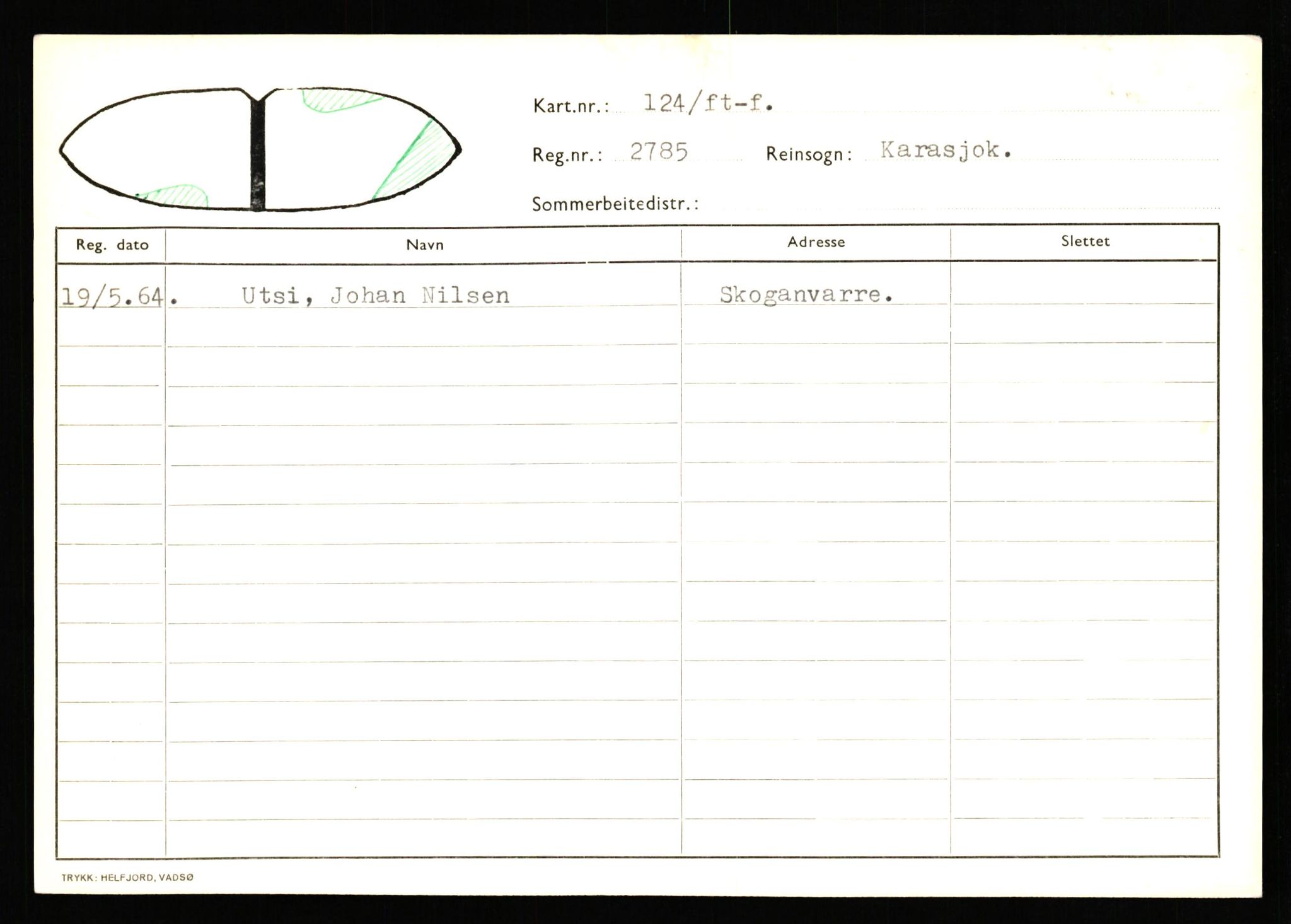 Lappefogden i Finnmark/Reindriftsforvaltningen Øst-Finnmark, AV/SATØ-S-1461/G/Ge/Gea/L0006: Slettede reinmerker, 1934-1992, p. 59