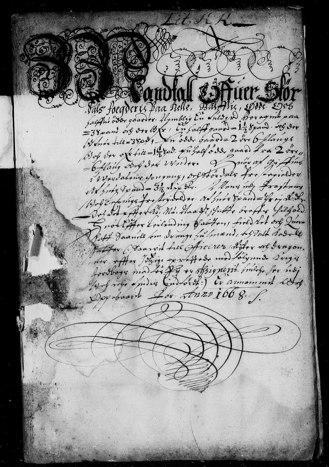 Rentekammeret inntil 1814, Reviderte regnskaper, Stiftamtstueregnskaper, Trondheim stiftamt og Nordland amt, AV/RA-EA-6044/R/Rd/L0024: Trondheim stiftamt, 1668