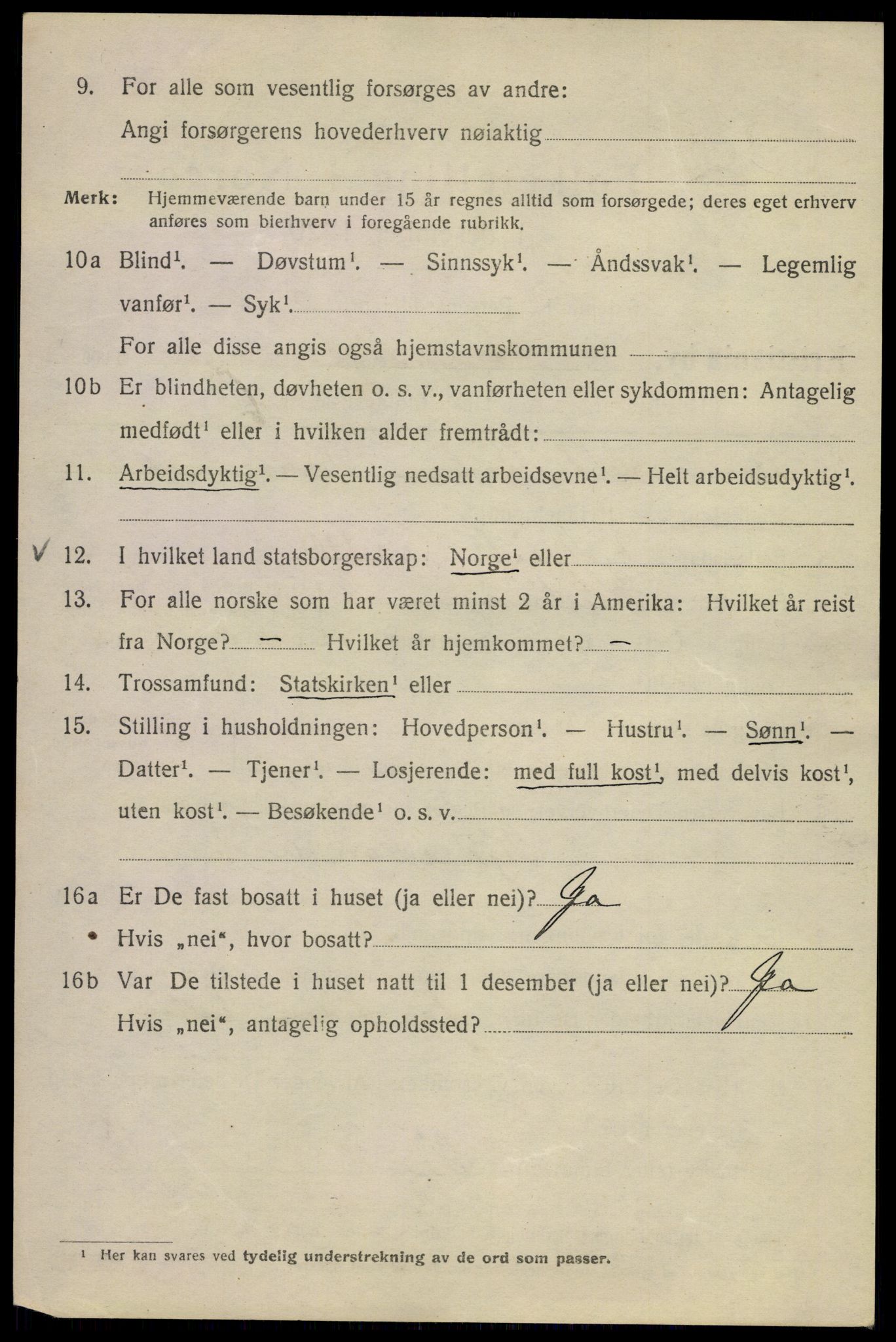 SAO, 1920 census for Kristiania, 1920, p. 597008