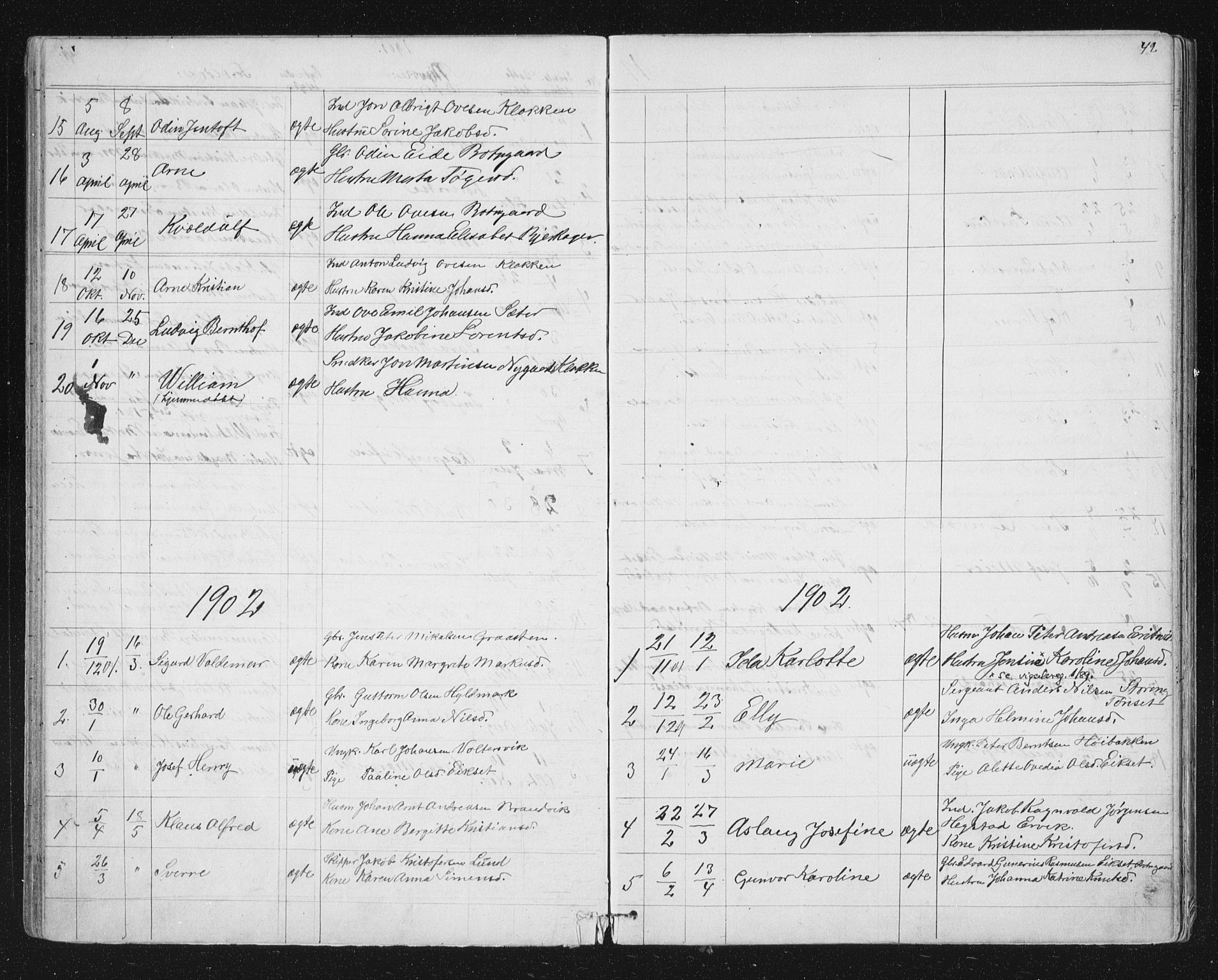 Ministerialprotokoller, klokkerbøker og fødselsregistre - Sør-Trøndelag, SAT/A-1456/651/L0647: Parish register (copy) no. 651C01, 1866-1914, p. 42