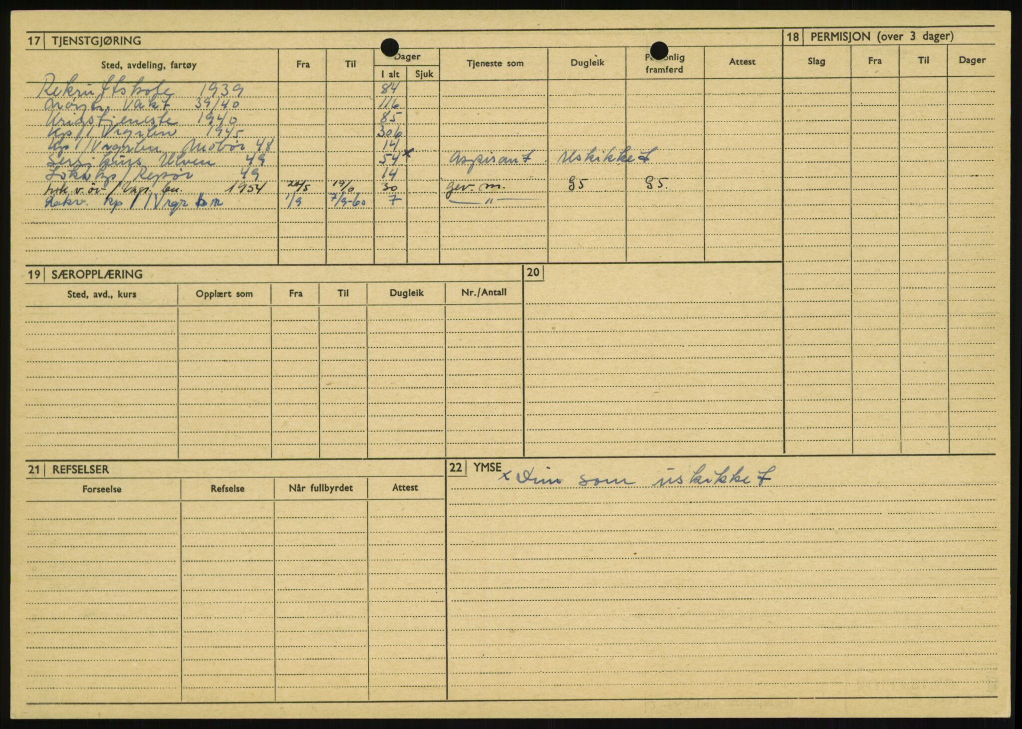 Forsvaret, Varanger bataljon, AV/RA-RAFA-2258/1/D/L0446: Rulleblad for menige født 1917-1919, 1917-1919, p. 305