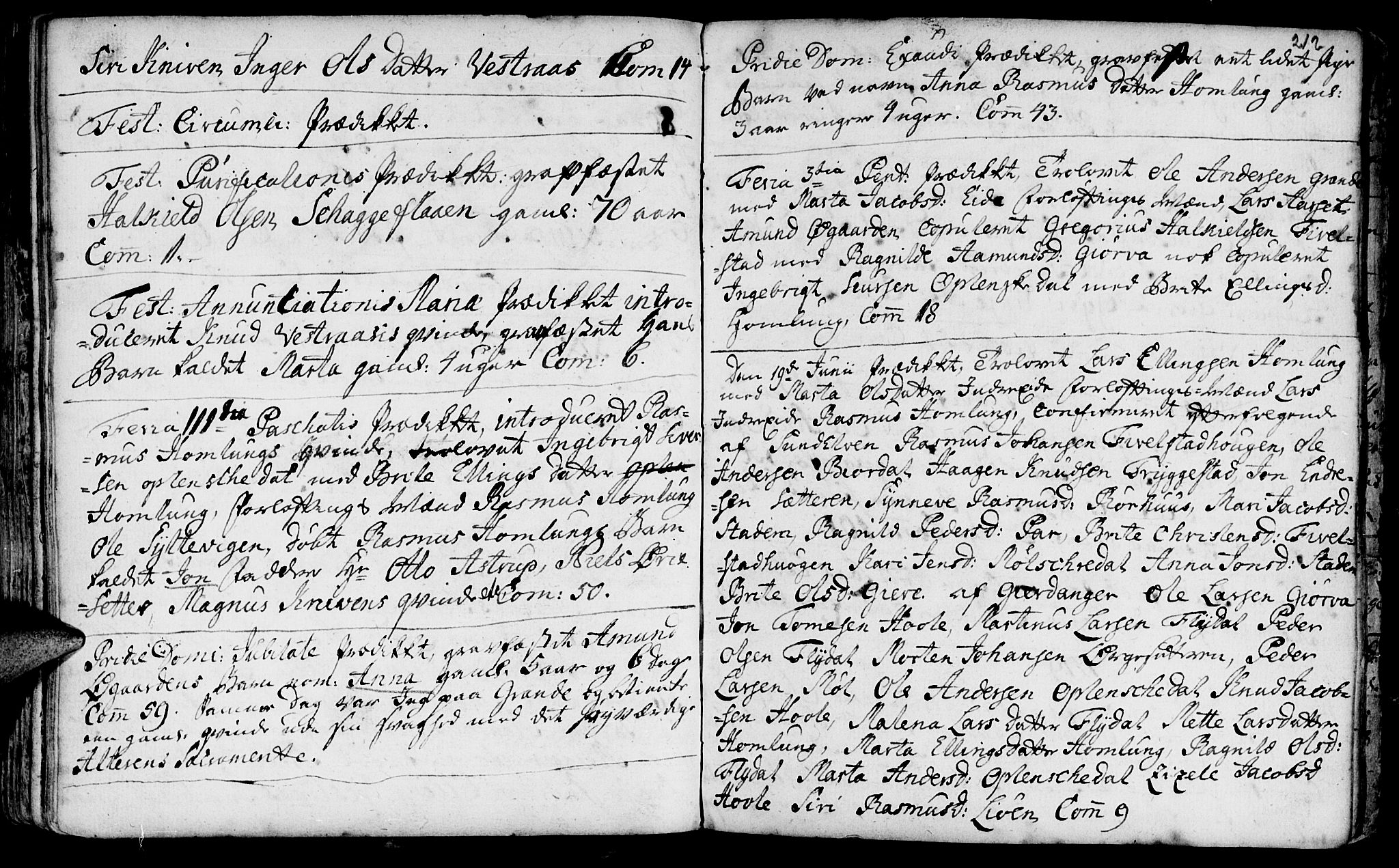 Ministerialprotokoller, klokkerbøker og fødselsregistre - Møre og Romsdal, AV/SAT-A-1454/519/L0242: Parish register (official) no. 519A01 /3, 1736-1761, p. 212