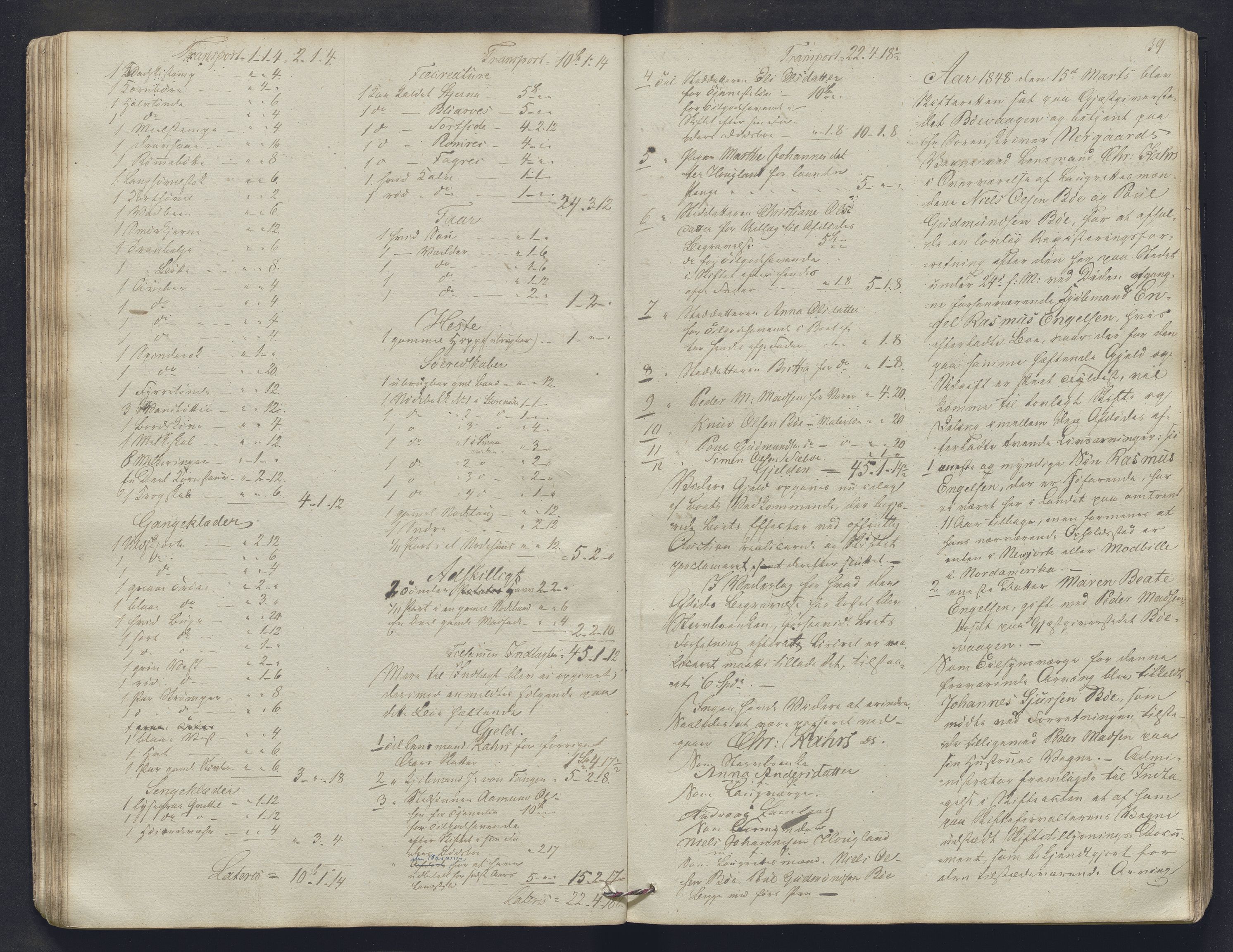 Nordhordland sorenskrivar, AV/SAB-A-2901/1/H/Hb/L0017: Registreringsprotokollar, 1846-1852, p. 39