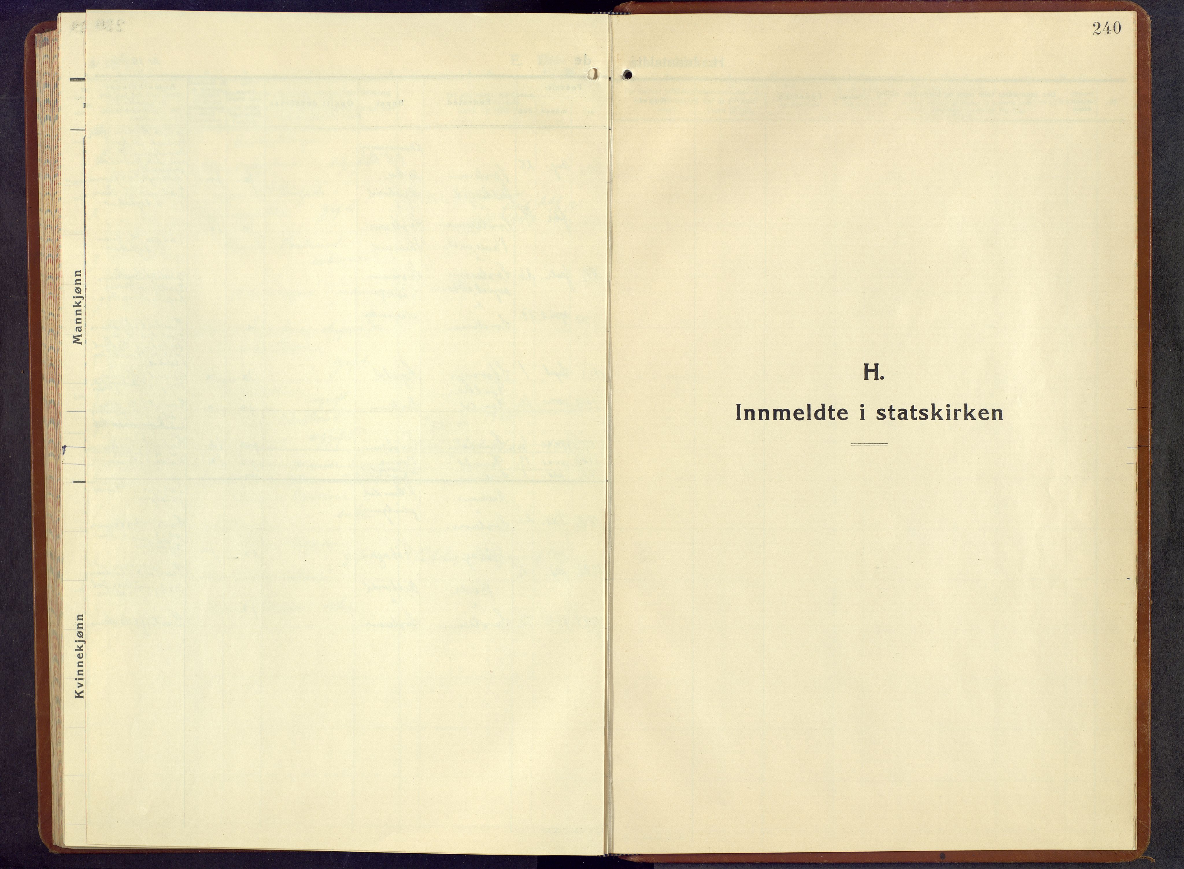 Vestre Gausdal prestekontor, SAH/PREST-094/H/Ha/Hab/L0006: Parish register (copy) no. 6, 1940-1977, p. 240