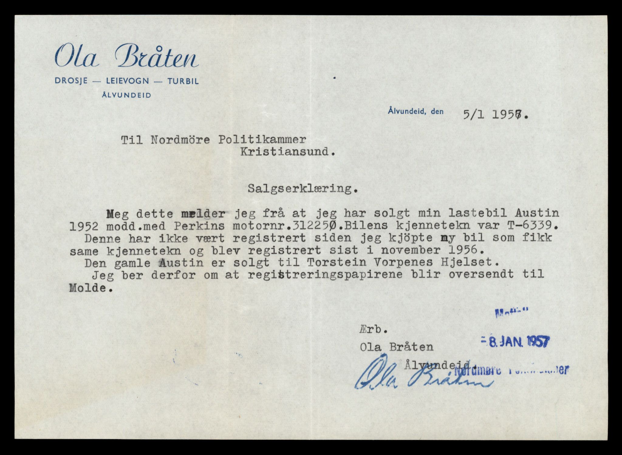 Møre og Romsdal vegkontor - Ålesund trafikkstasjon, AV/SAT-A-4099/F/Fe/L0035: Registreringskort for kjøretøy T 12653 - T 12829, 1927-1998, p. 2628