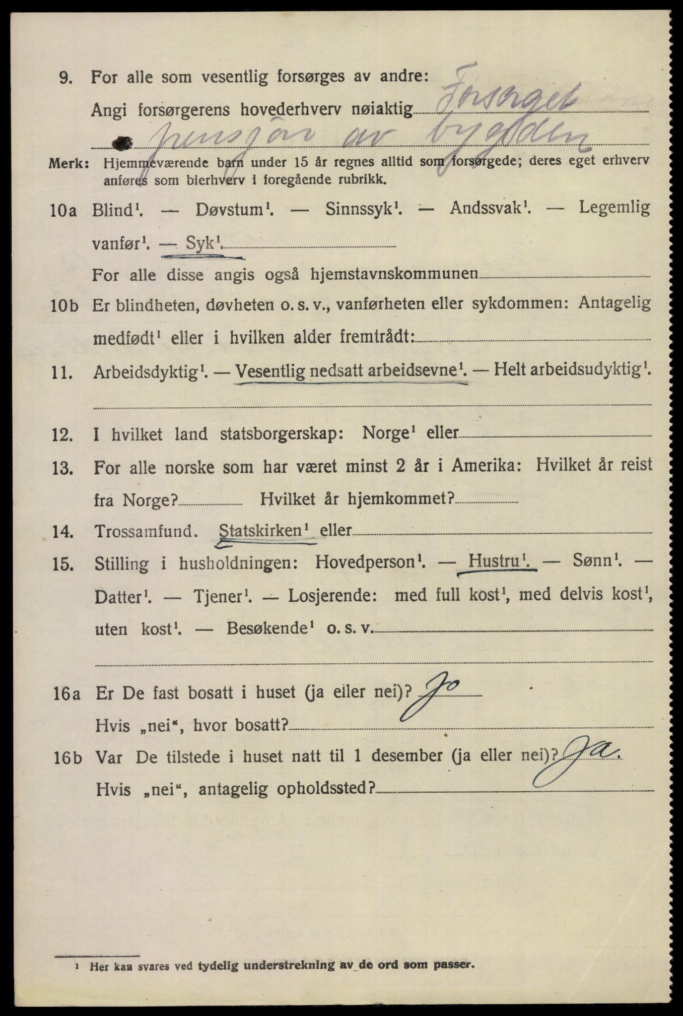 SAKO, 1920 census for Gjerpen, 1920, p. 11487