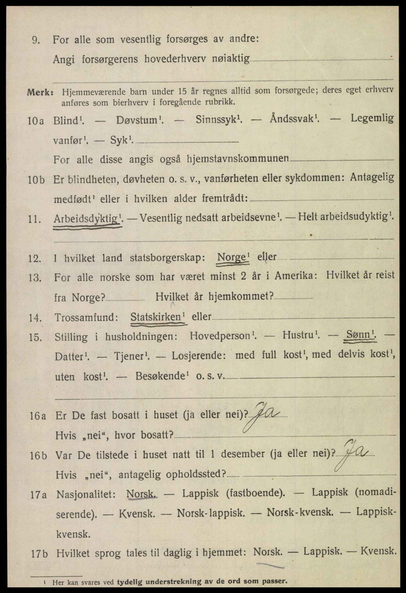 SAT, 1920 census for Inderøy, 1920, p. 4228