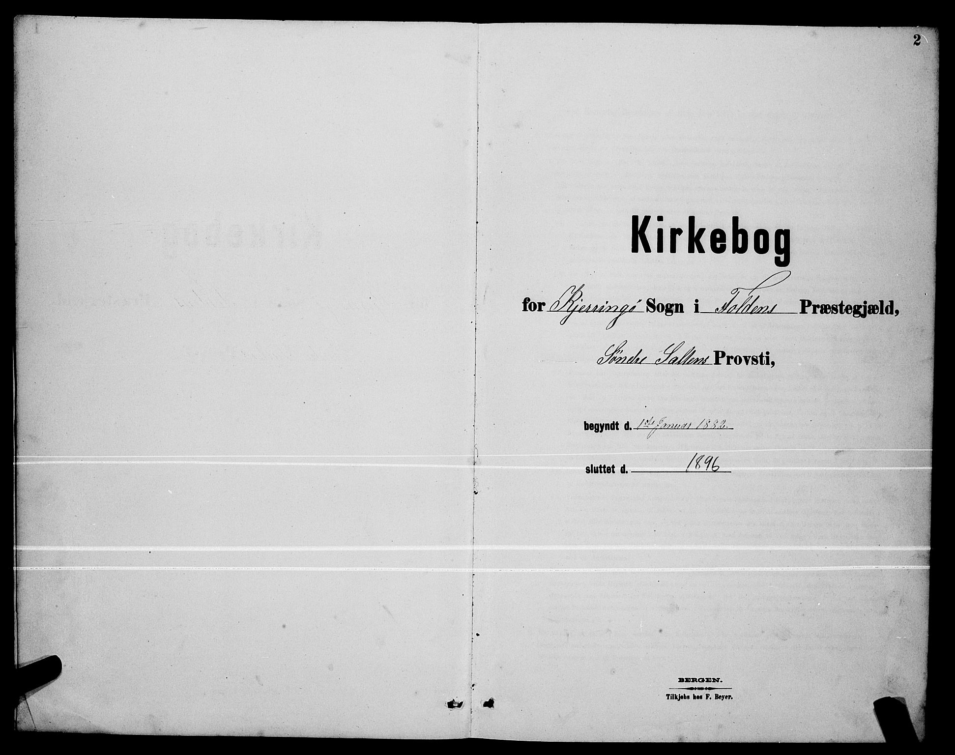 Ministerialprotokoller, klokkerbøker og fødselsregistre - Nordland, AV/SAT-A-1459/803/L0076: Parish register (copy) no. 803C03, 1882-1897, p. 2