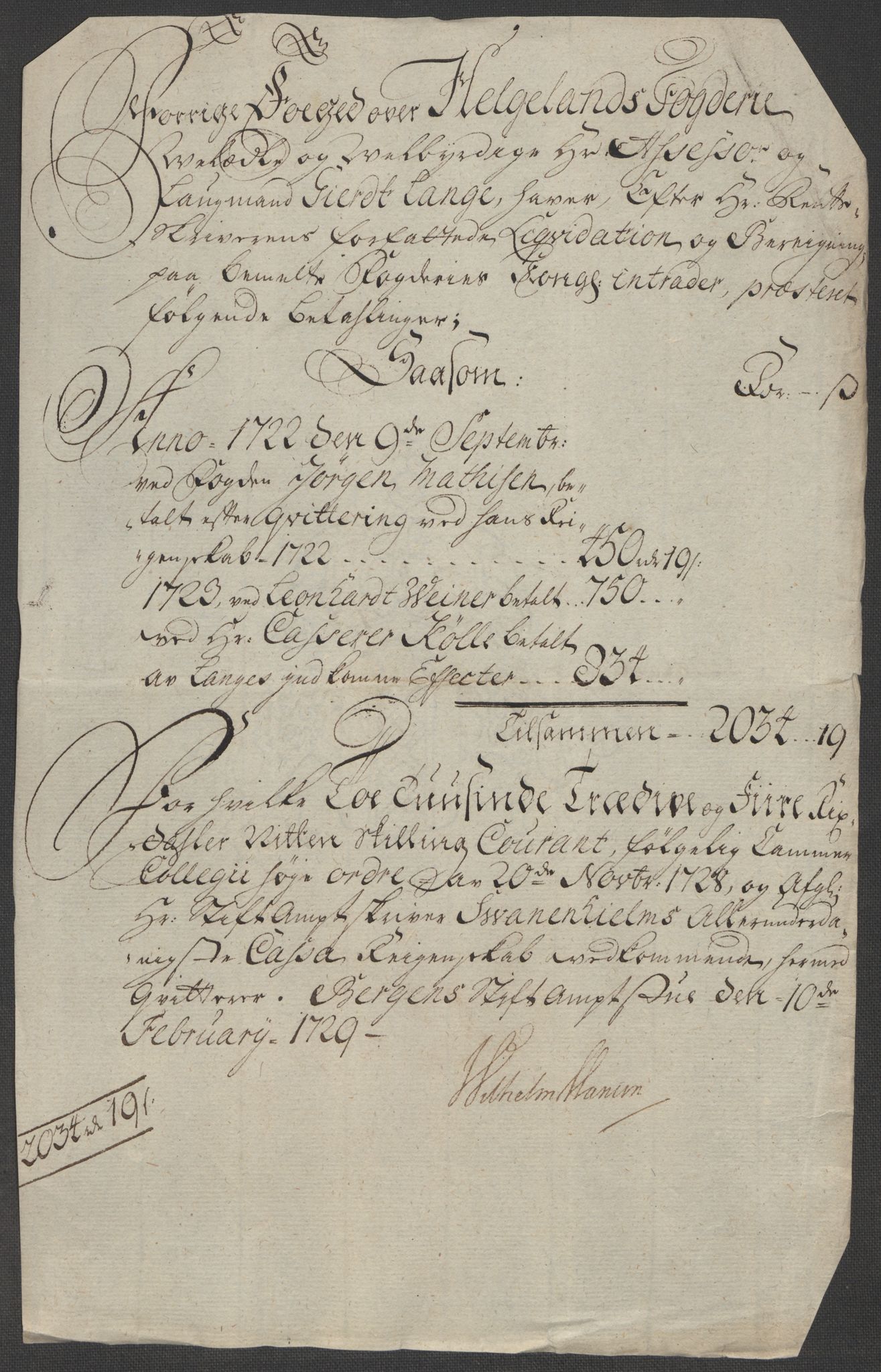 Rentekammeret inntil 1814, Reviderte regnskaper, Fogderegnskap, AV/RA-EA-4092/R65/L4513: Fogderegnskap Helgeland, 1714-1715, p. 324