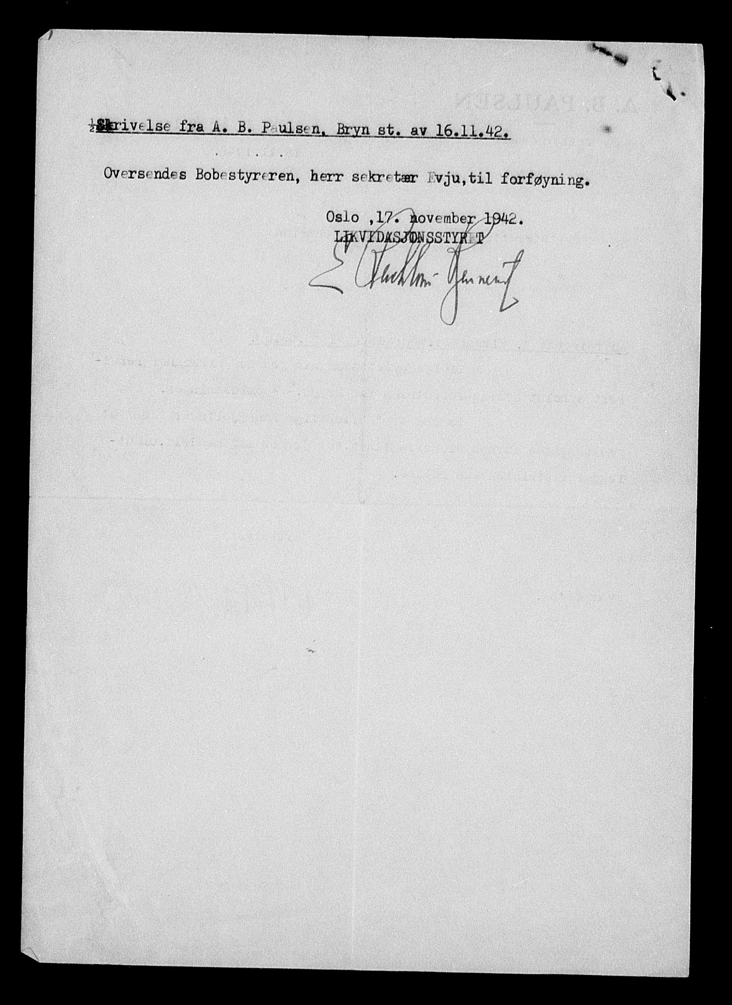 Justisdepartementet, Tilbakeføringskontoret for inndratte formuer, AV/RA-S-1564/H/Hc/Hcc/L0951: --, 1945-1947, p. 477