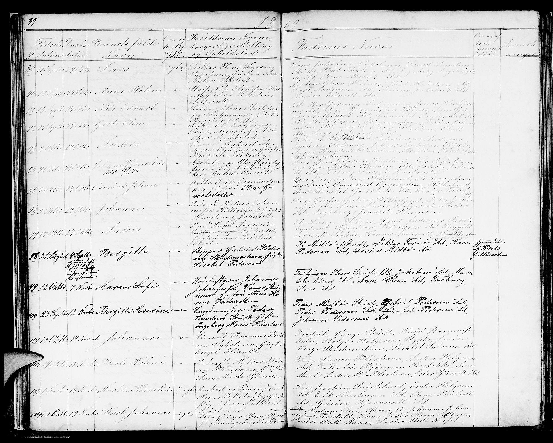 Skudenes sokneprestkontor, AV/SAST-A -101849/H/Ha/Hab/L0004: Parish register (copy) no. B 4, 1865-1884, p. 39