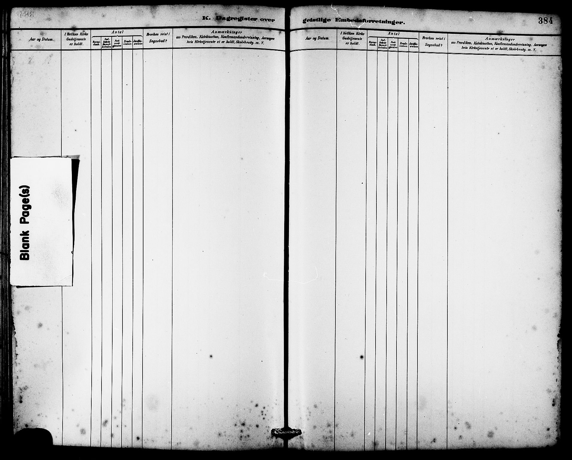 Ministerialprotokoller, klokkerbøker og fødselsregistre - Møre og Romsdal, AV/SAT-A-1454/536/L0510: Parish register (copy) no. 536C05, 1881-1898, p. 384