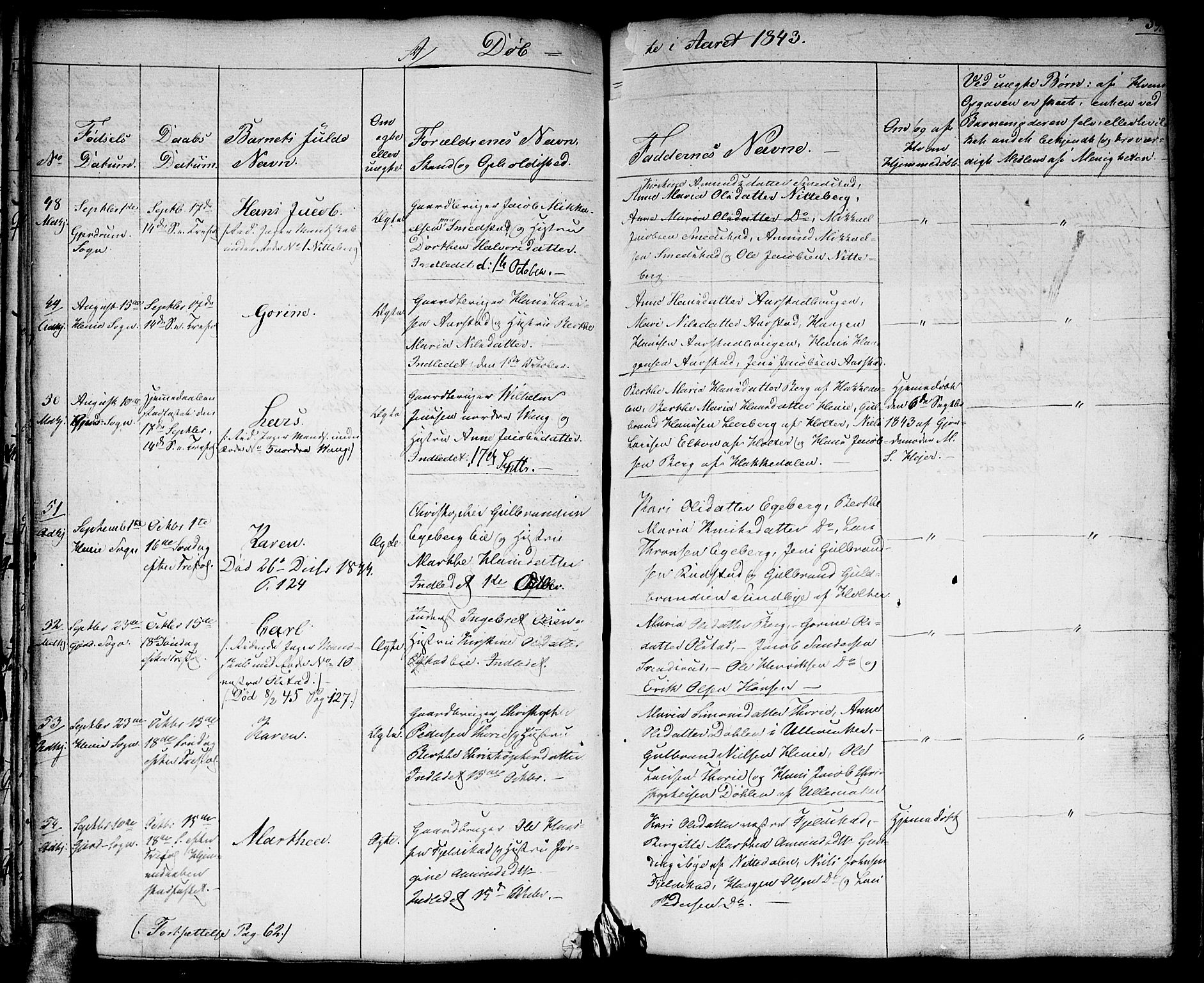 Gjerdrum prestekontor Kirkebøker, SAO/A-10412b/G/Ga/L0002: Parish register (copy) no. I 2, 1836-1850, p. 59