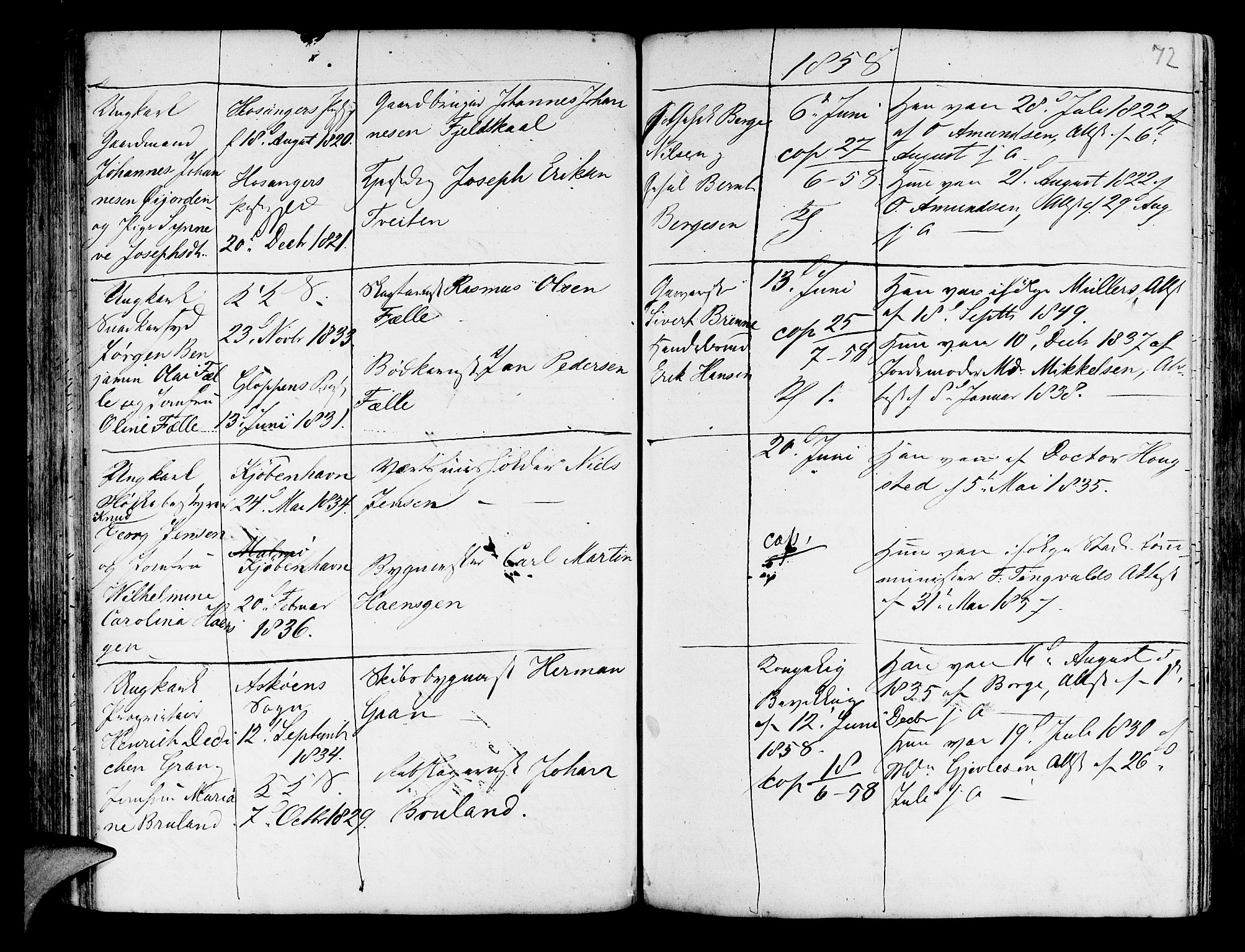 Korskirken sokneprestembete, AV/SAB-A-76101/H/Haa/L0009: Parish register (official) no. A 9, 1743-1861, p. 72