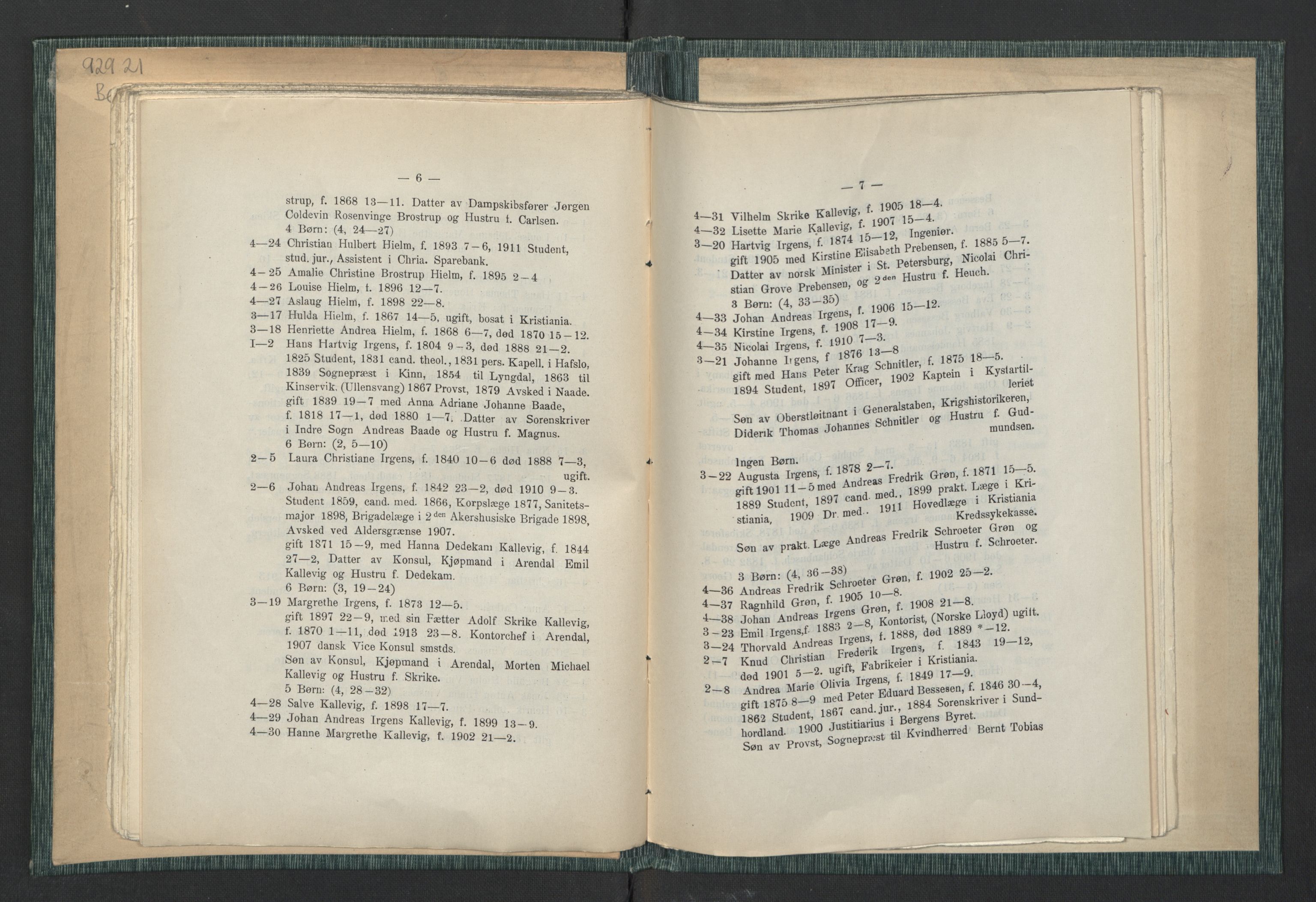 Andre publikasjoner, PUBL/PUBL-999/0003/0001: Johan Kielland Bergwitz: Vore Eidsvollsmænds efterkommere. Gjennem alle linjer i 100 aar (1914), 1814-1914, p. 52