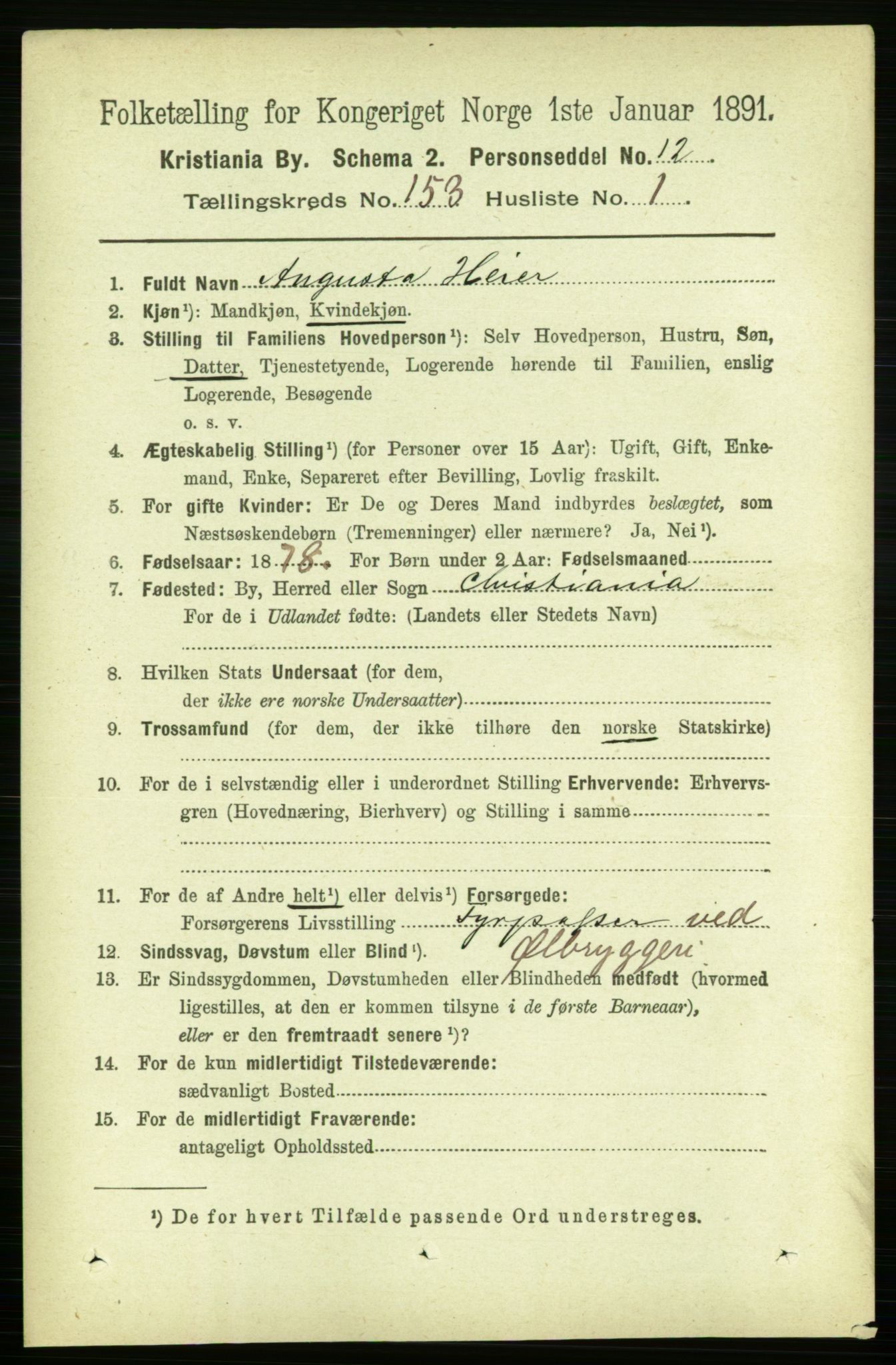 RA, 1891 census for 0301 Kristiania, 1891, p. 86373