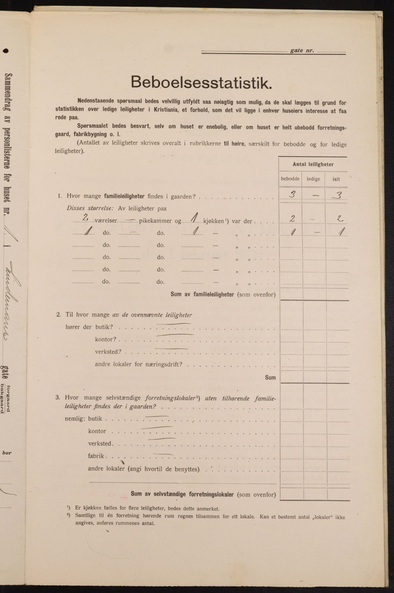 OBA, Municipal Census 1913 for Kristiania, 1913, p. 57390