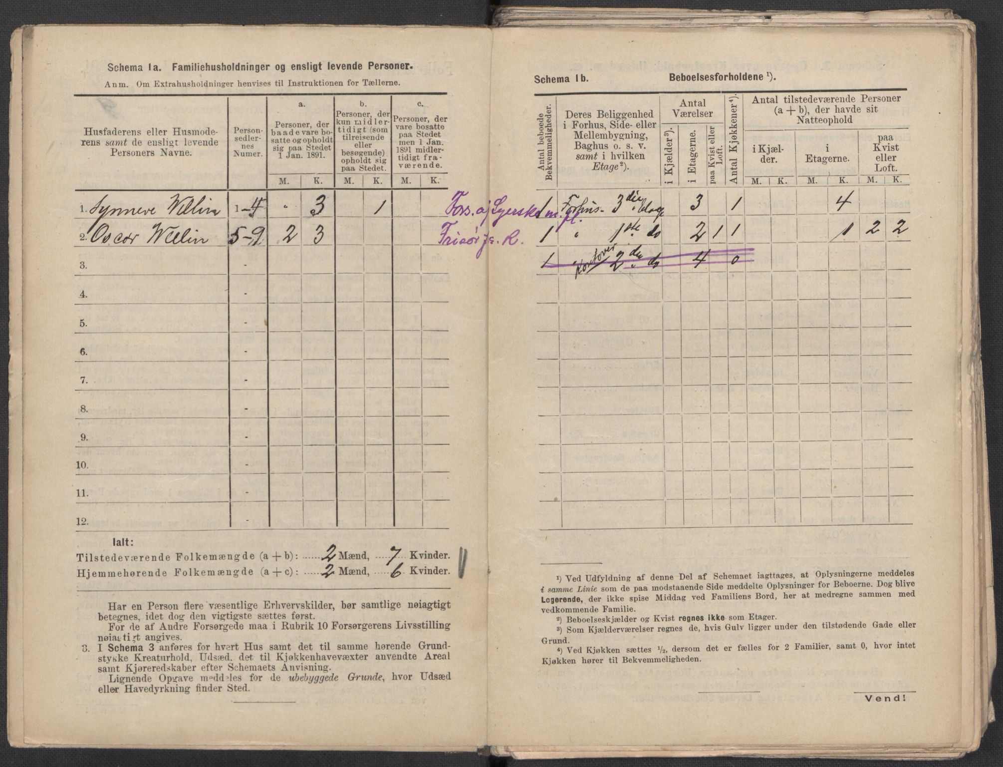 RA, 1891 Census for 1301 Bergen, 1891, p. 157