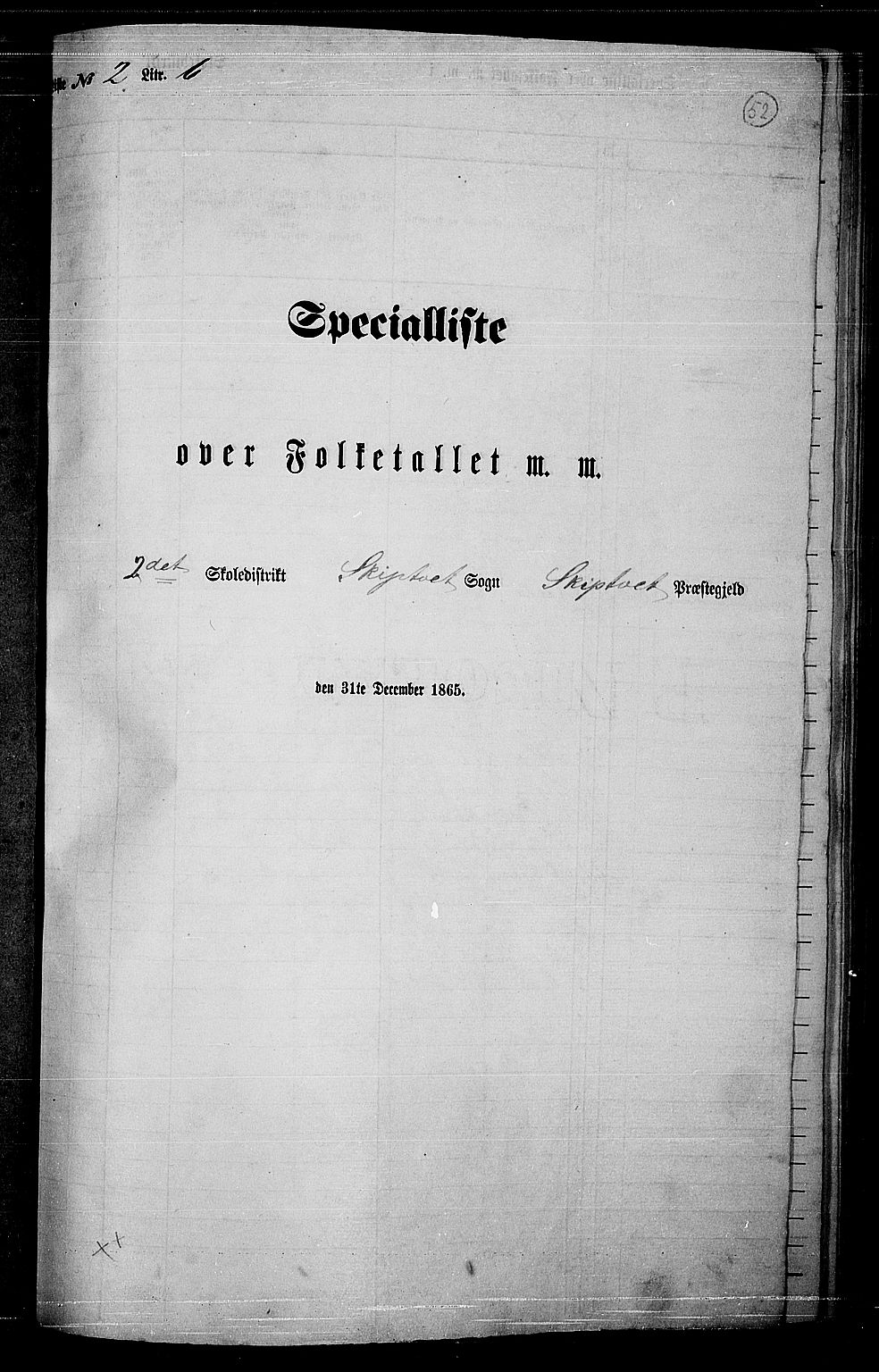 RA, 1865 census for Skiptvet, 1865, p. 45
