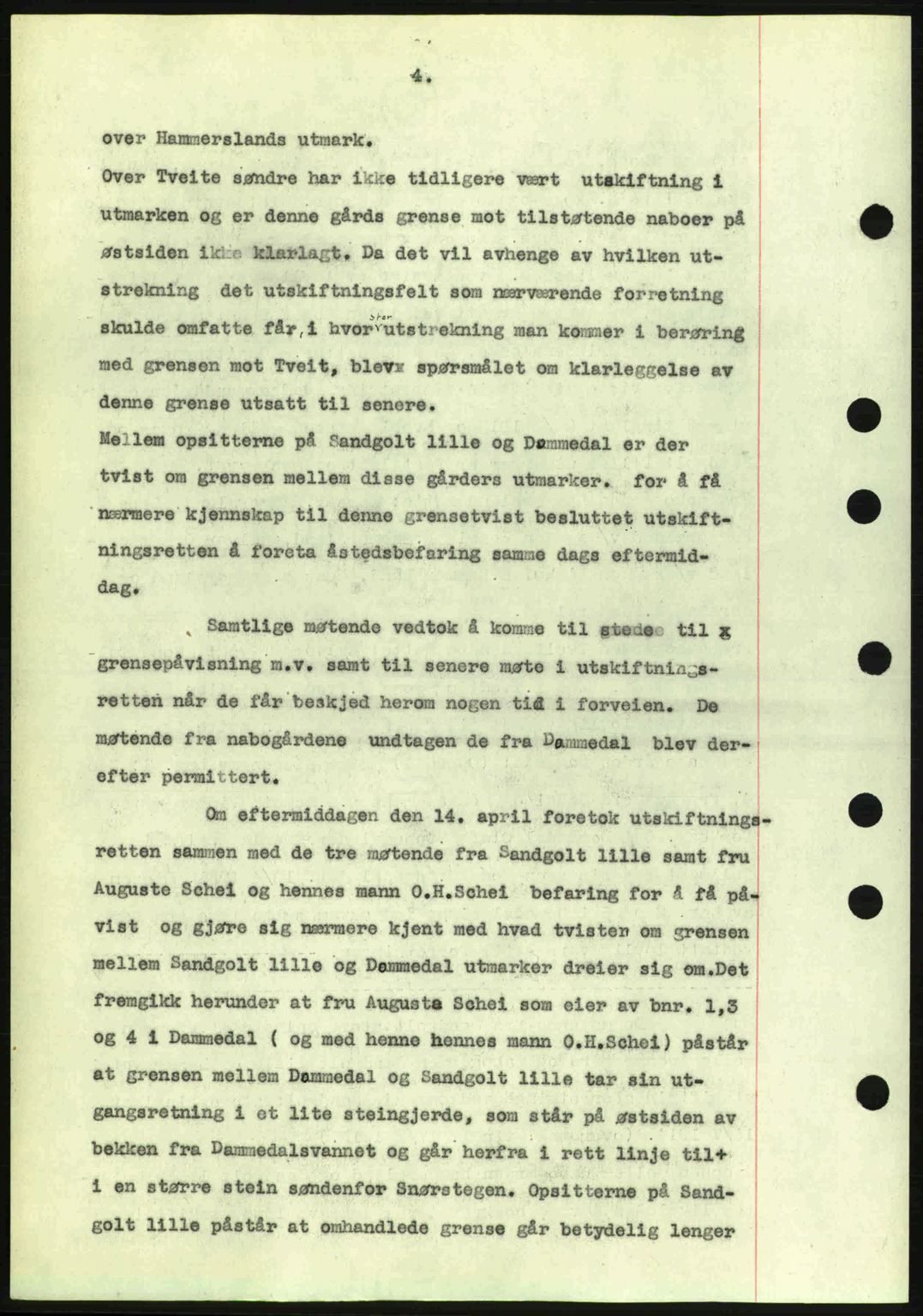 Midhordland sorenskriveri, SAB/A-3001/1/G/Gb/Gbh/L0005: Mortgage book no. A9-10, 1938-1938, Diary no: : 351/1938