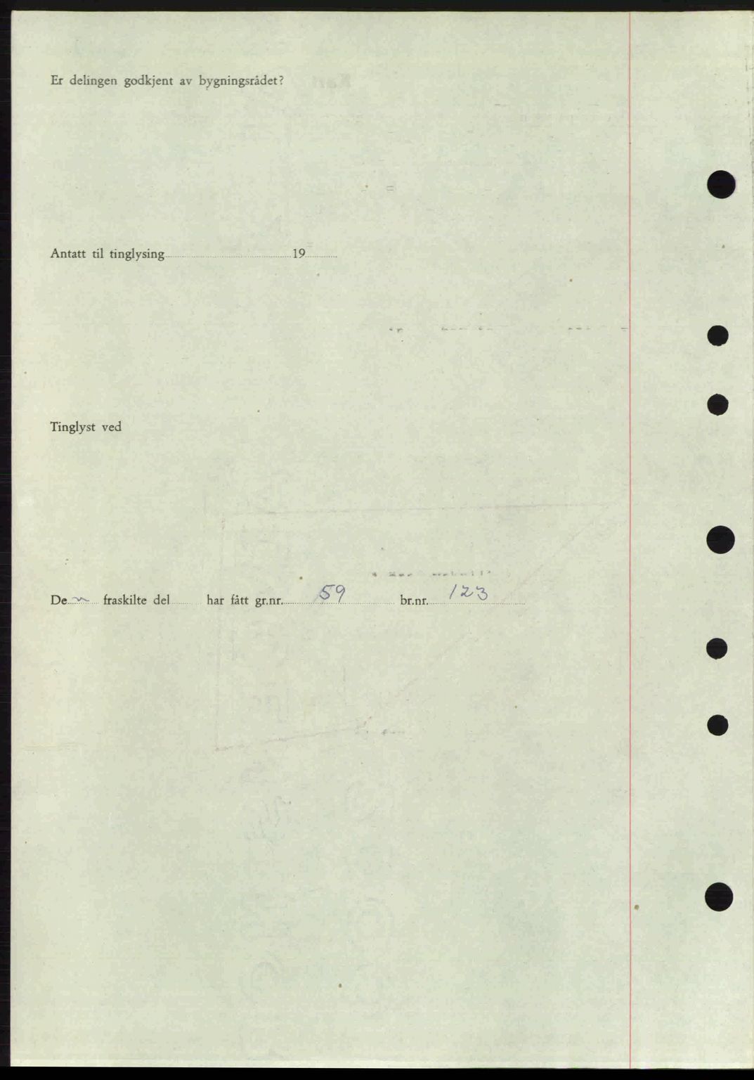 Sør-Gudbrandsdal tingrett, AV/SAH-TING-004/H/Hb/Hbd/L0016: Mortgage book no. A16, 1946-1946, Diary no: : 1078/1946