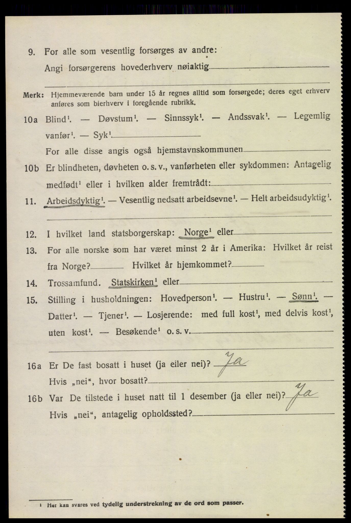 SAKO, 1920 census for Gjerpen, 1920, p. 13909