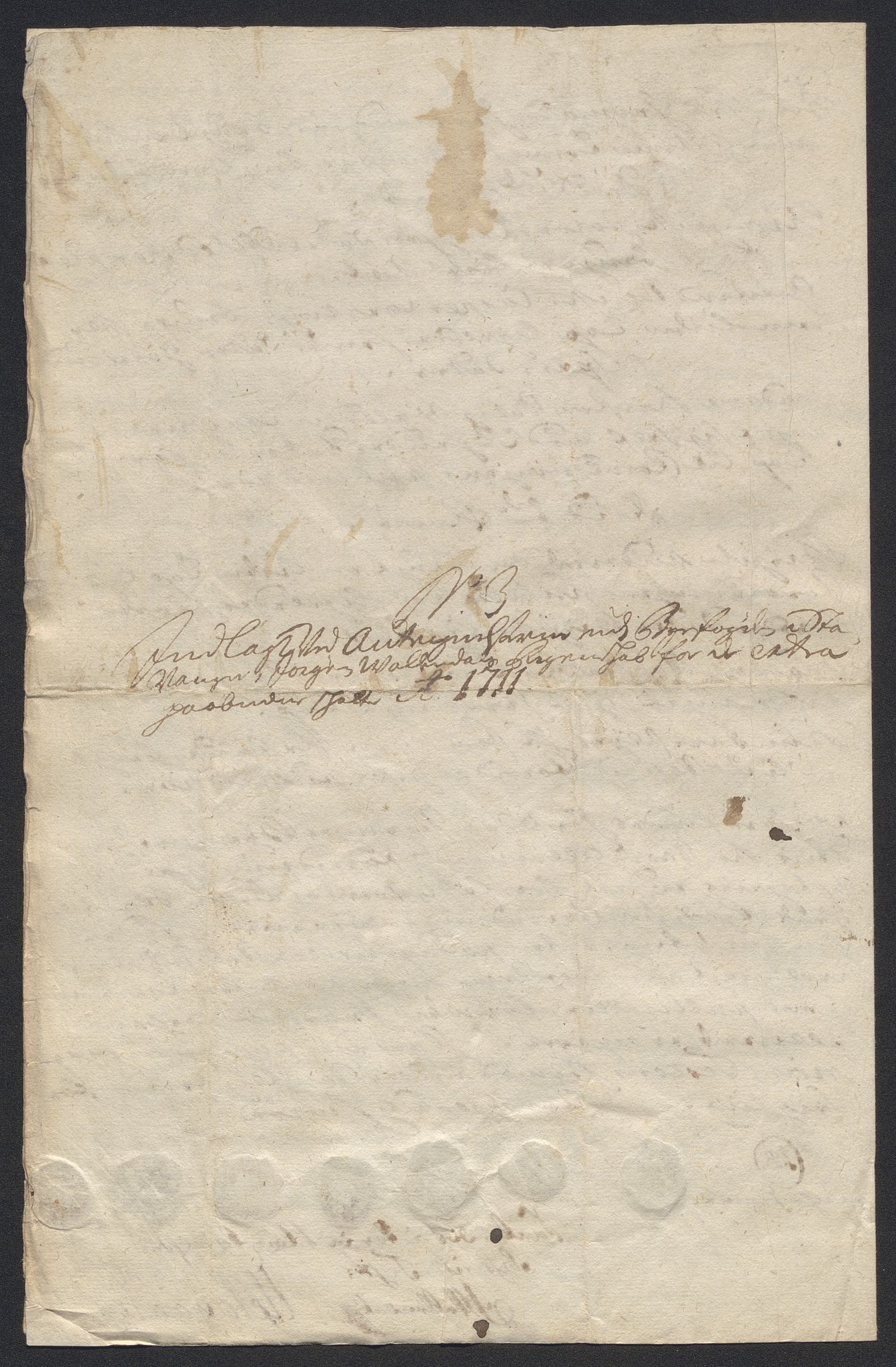 Rentekammeret inntil 1814, Reviderte regnskaper, Byregnskaper, RA/EA-4066/R/Ro/L0302: [O4] Kontribusjonsregnskap, 1687-1711, p. 423