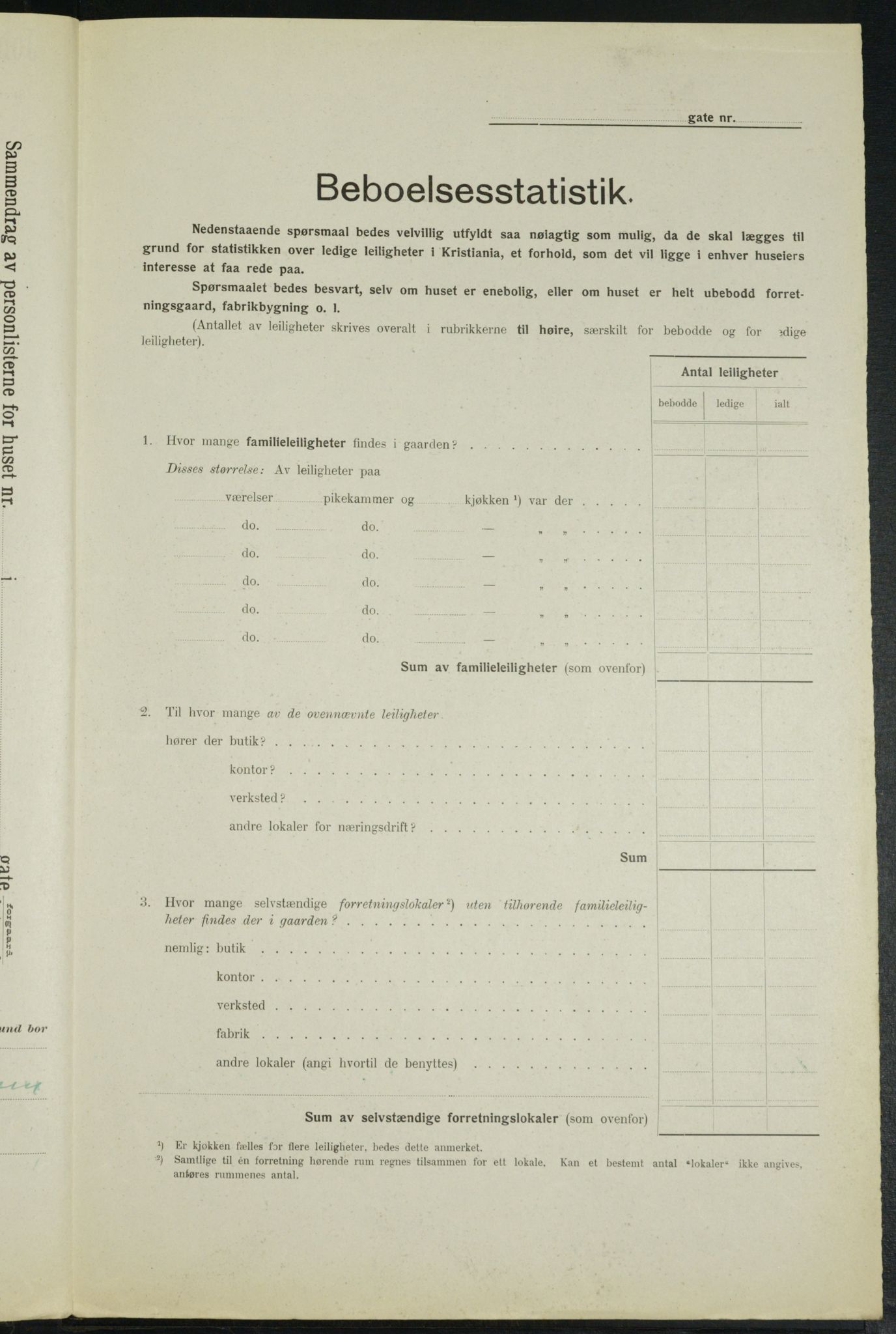 OBA, Municipal Census 1914 for Kristiania, 1914, p. 51449