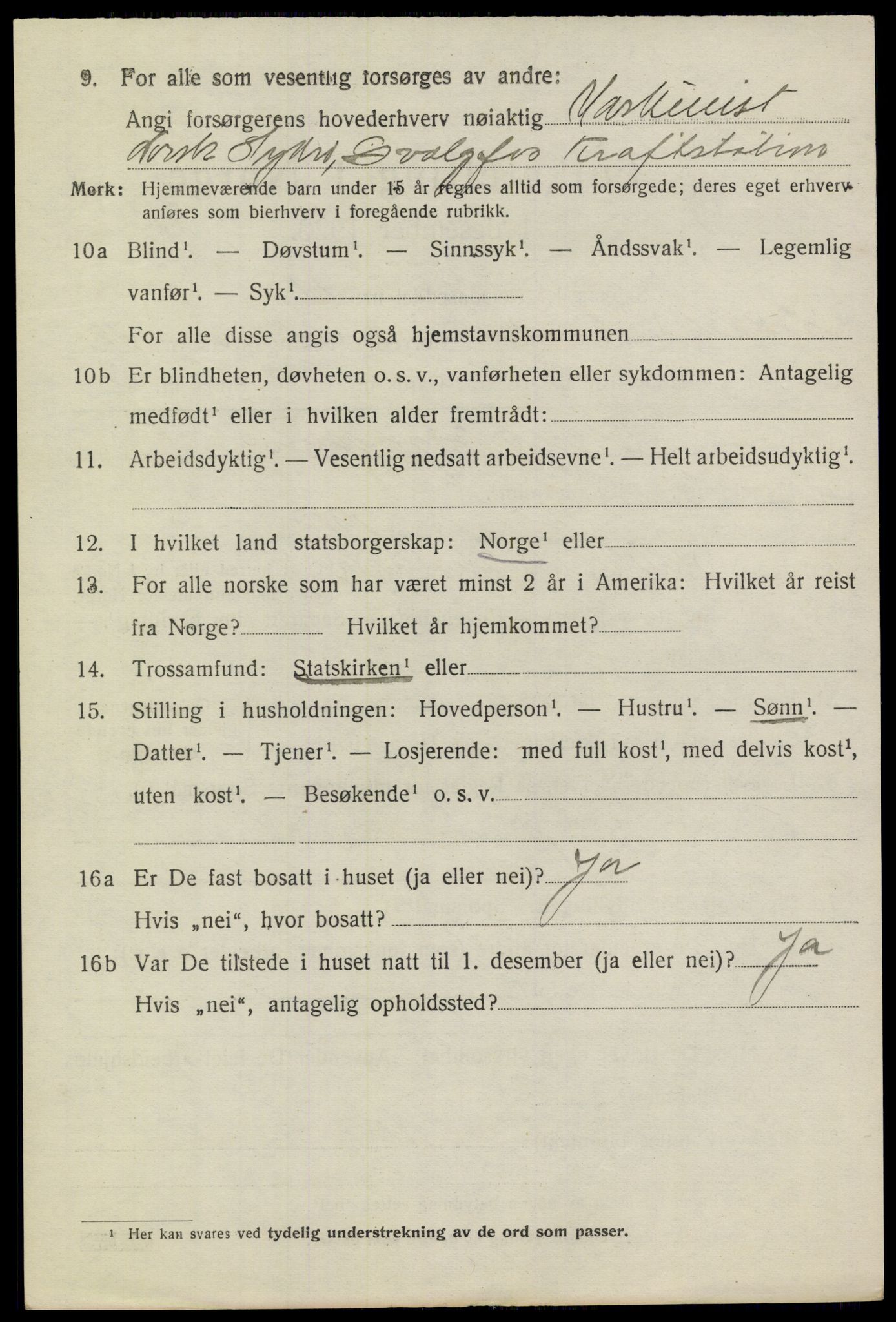 SAKO, 1920 census for Heddal, 1920, p. 8321
