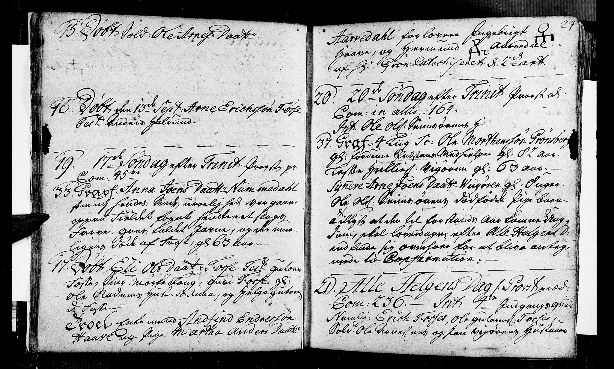 Vik sokneprestembete, AV/SAB-A-81501/H/Haa/Haaa/L0002: Parish register (official) no. A 2 / 1, 1740-1757, p. 24