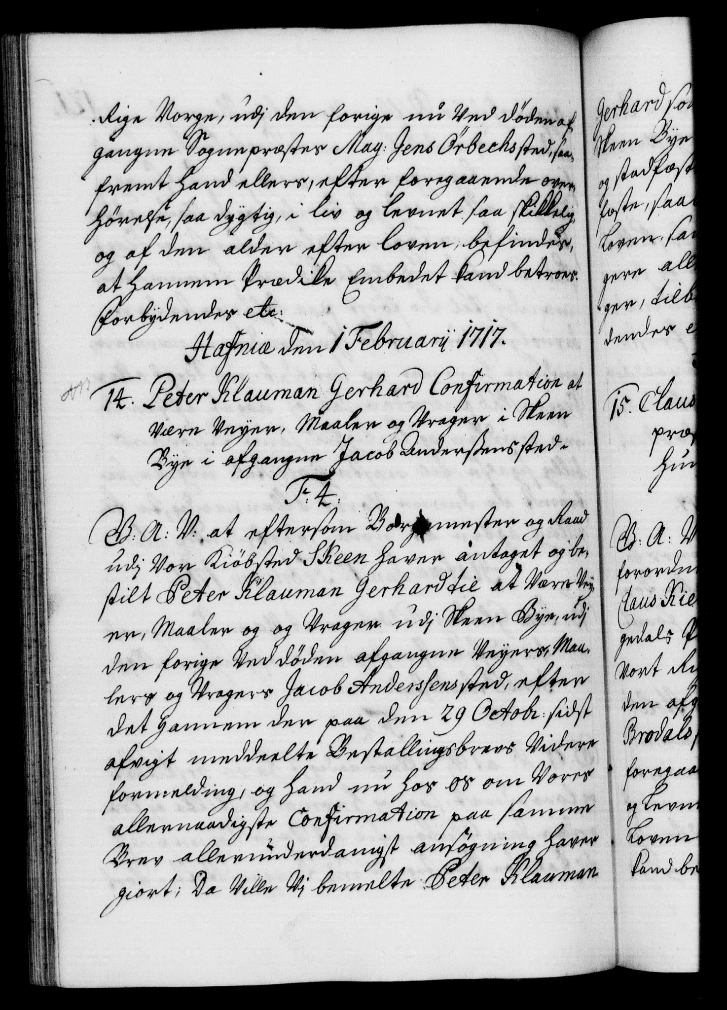 Danske Kanselli 1572-1799, AV/RA-EA-3023/F/Fc/Fca/Fcaa/L0022: Norske registre, 1716-1719, p. 121b