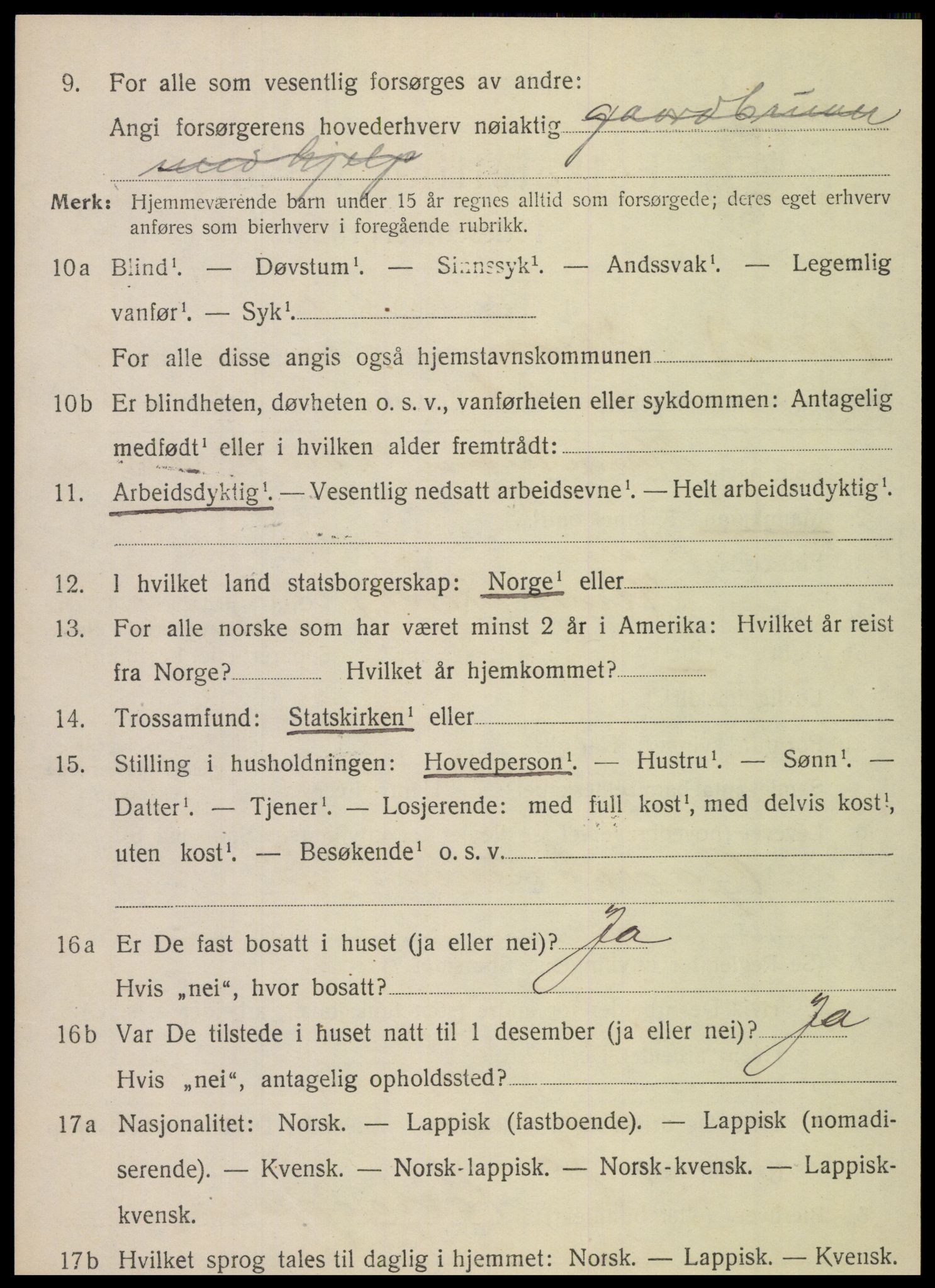 SAT, 1920 census for Herøy, 1920, p. 1315