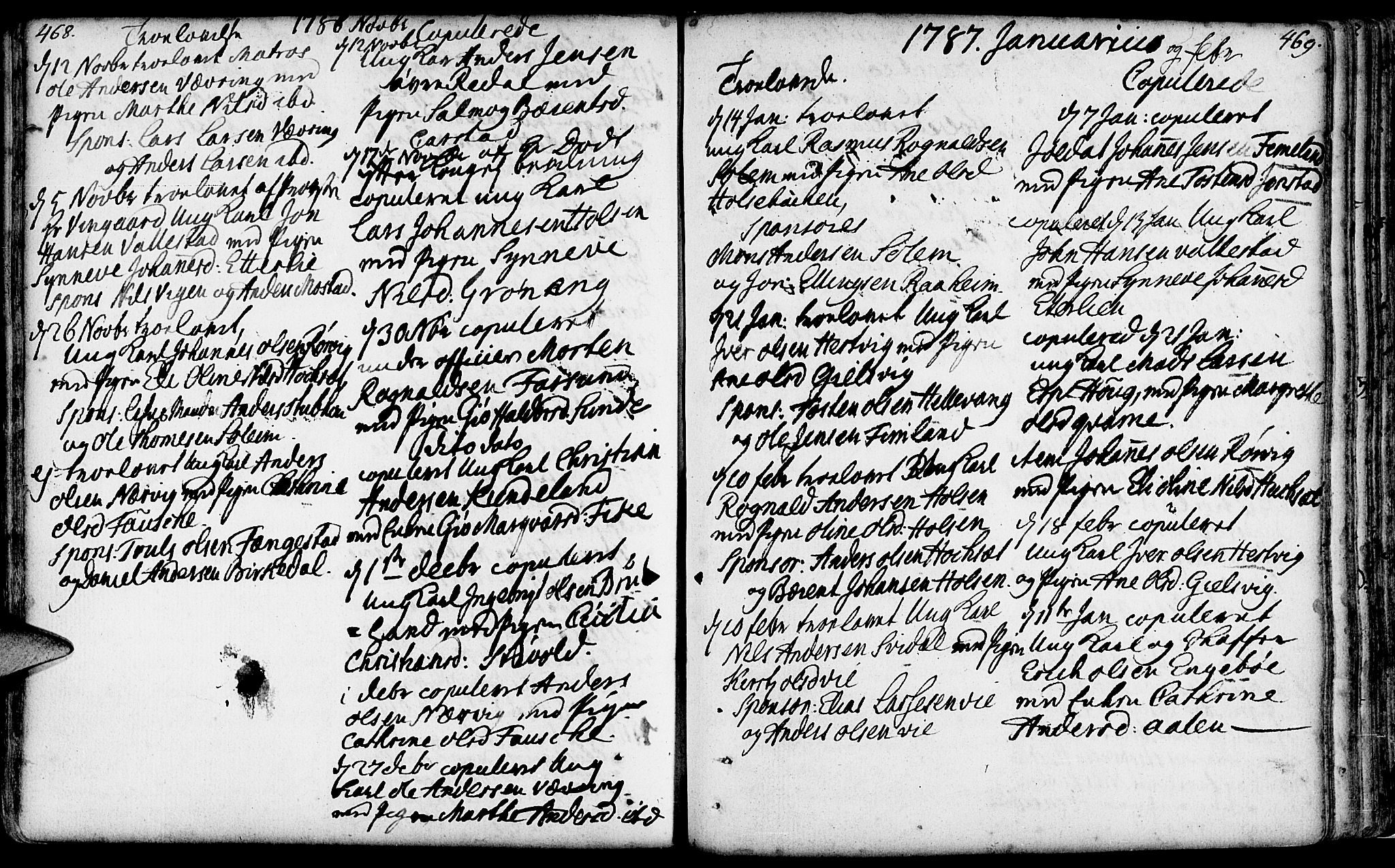 Førde sokneprestembete, SAB/A-79901/H/Haa/Haaa/L0004: Parish register (official) no. A 4, 1781-1803, p. 468-469