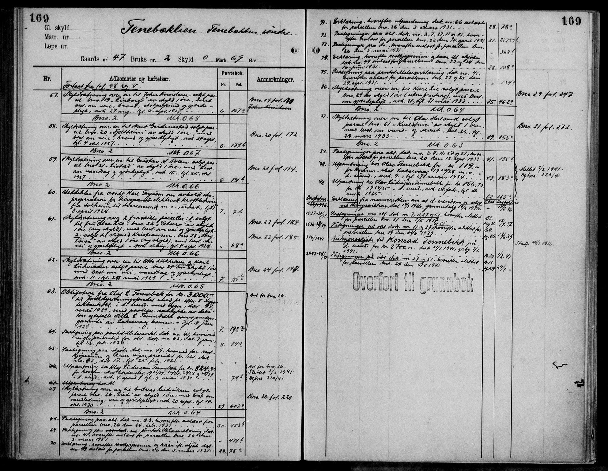 Midhordland sorenskriveri, AV/SAB-A-3001/1/G/Ga/Gab/L0111: Mortgage register no. II.A.b.111, p. 169