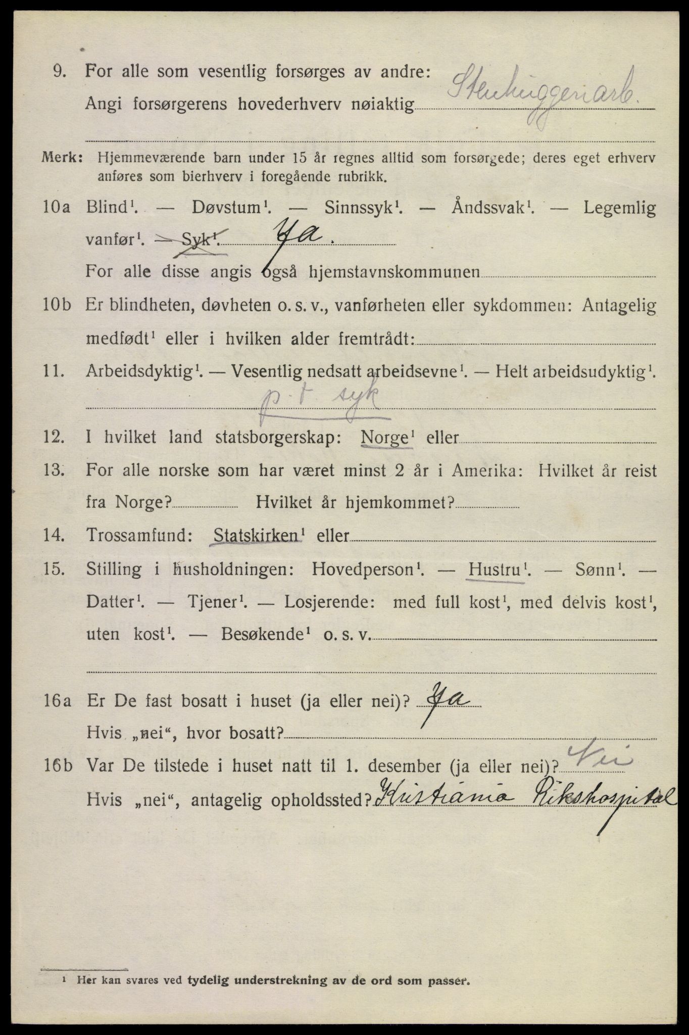 SAKO, 1920 census for Røyken, 1920, p. 3613