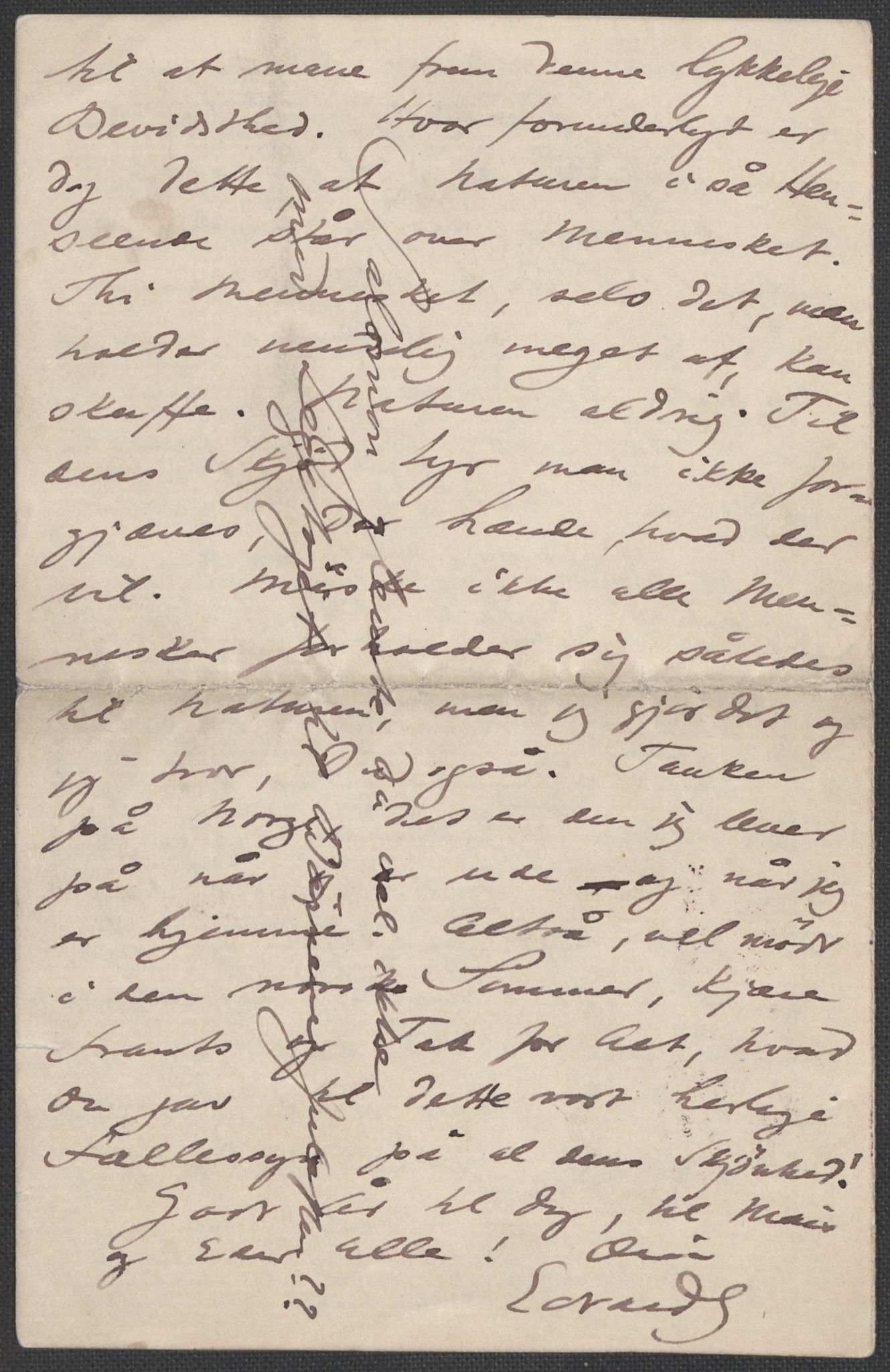 Beyer, Frants, AV/RA-PA-0132/F/L0001: Brev fra Edvard Grieg til Frantz Beyer og "En del optegnelser som kan tjene til kommentar til brevene" av Marie Beyer, 1872-1907, p. 437