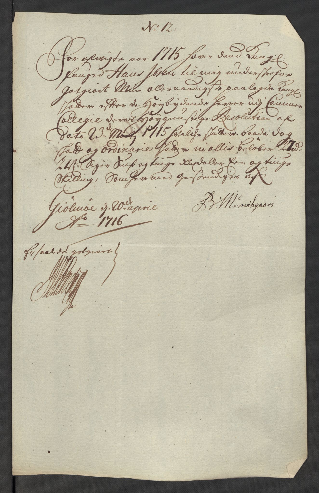 Rentekammeret inntil 1814, Reviderte regnskaper, Fogderegnskap, AV/RA-EA-4092/R60/L3966: Fogderegnskap Orkdal og Gauldal, 1715, p. 489