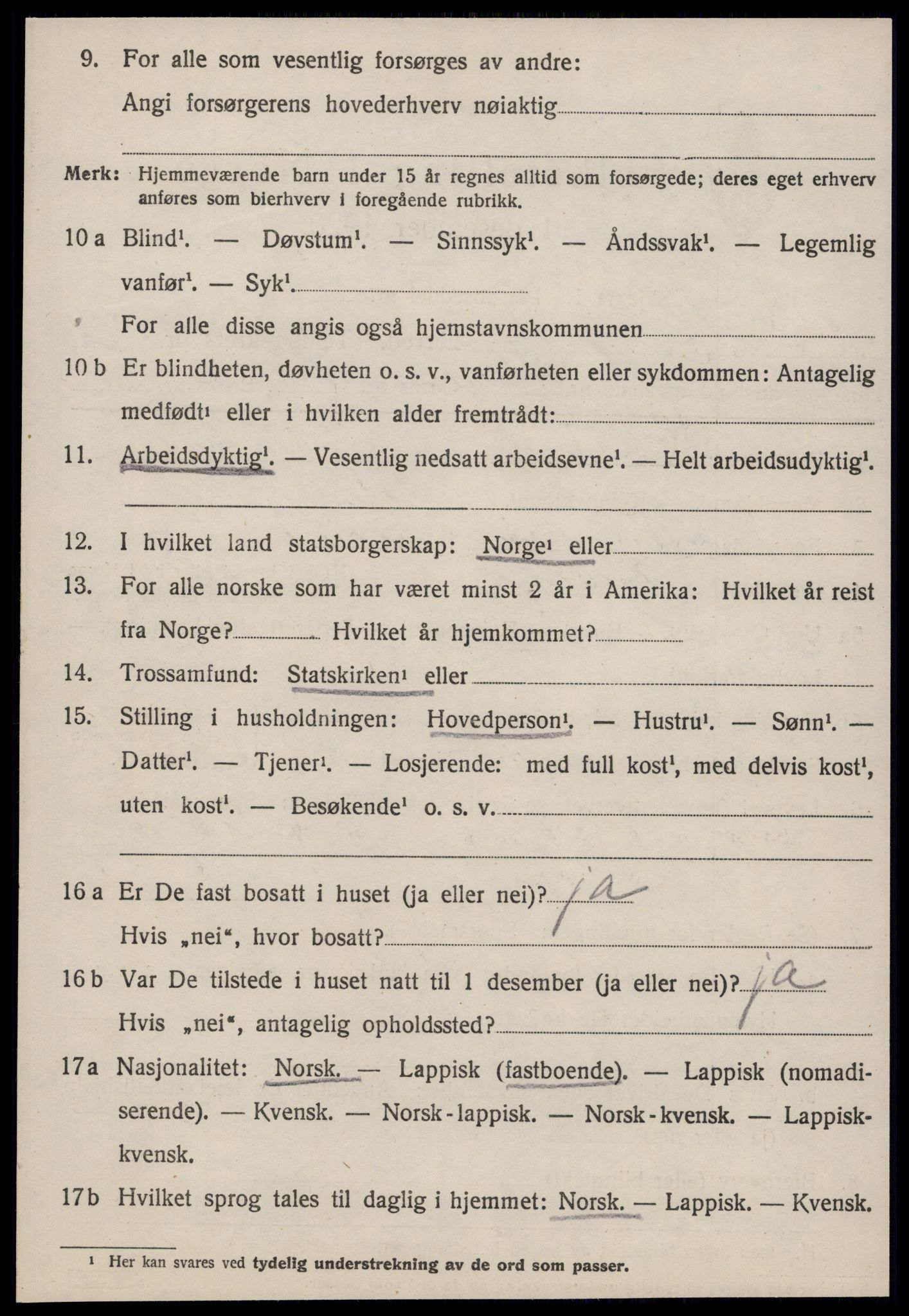 SAT, 1920 census for Horg, 1920, p. 4057