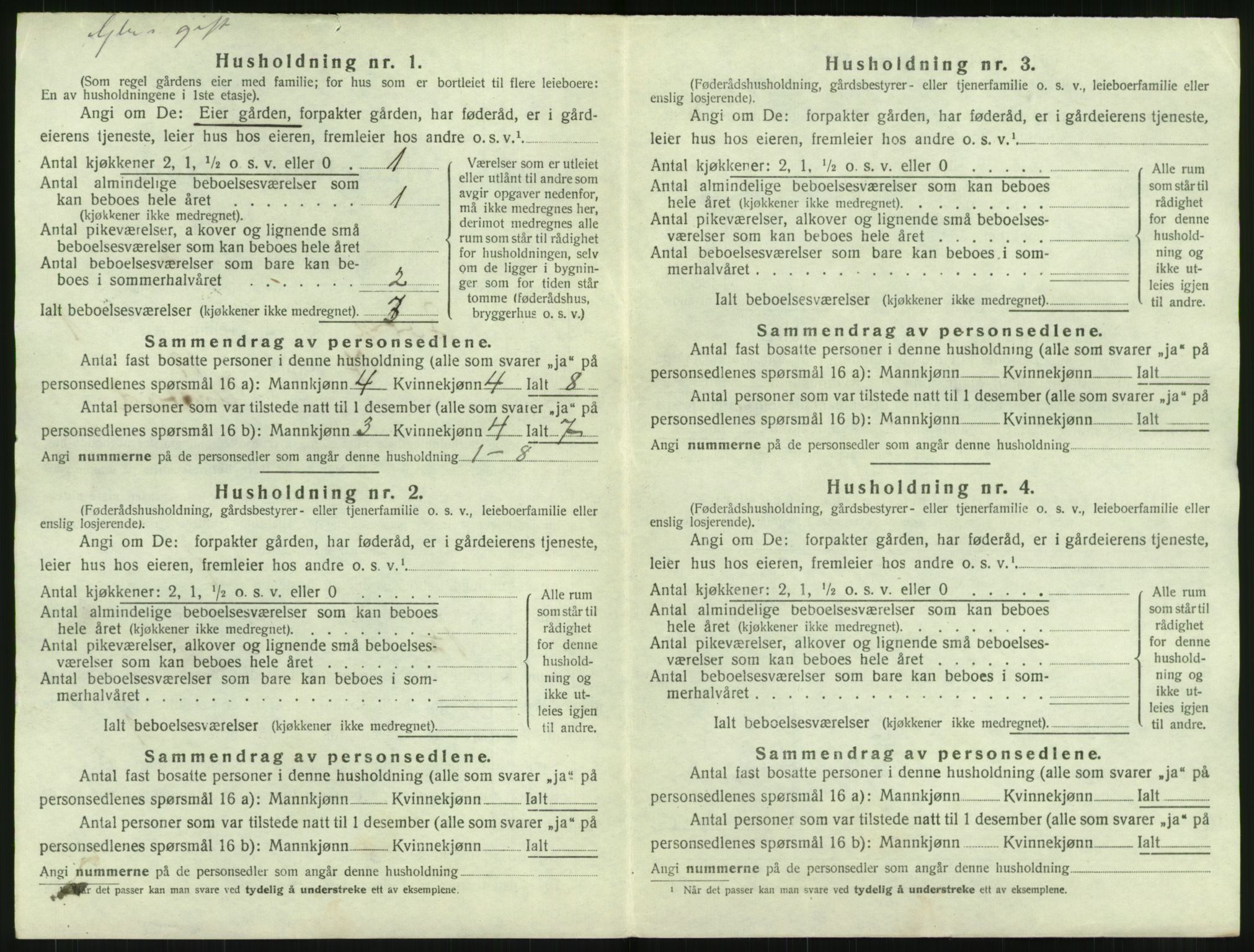 SAT, 1920 census for Borge, 1920, p. 56