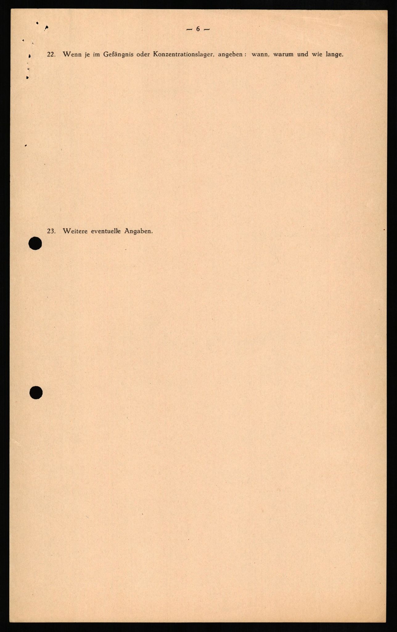 Forsvaret, Forsvarets overkommando II, RA/RAFA-3915/D/Db/L0014: CI Questionaires. Tyske okkupasjonsstyrker i Norge. Tyskere., 1945-1946, p. 345