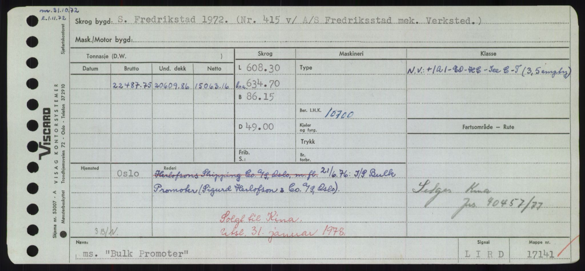 Sjøfartsdirektoratet med forløpere, Skipsmålingen, AV/RA-S-1627/H/Hd/L0005: Fartøy, Br-Byg, p. 591